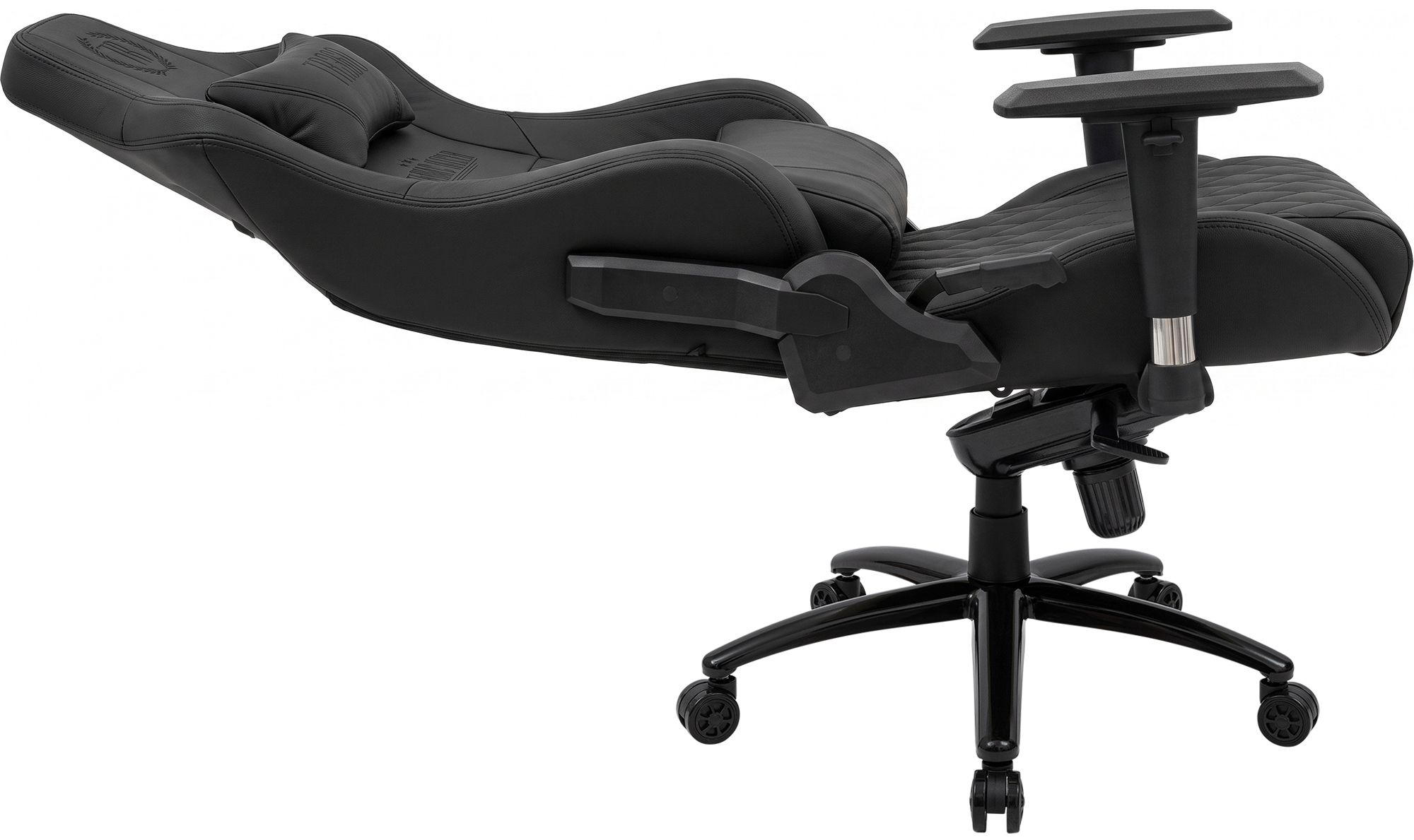Fauteuil de bureau Keren revêtement en cuir véritable