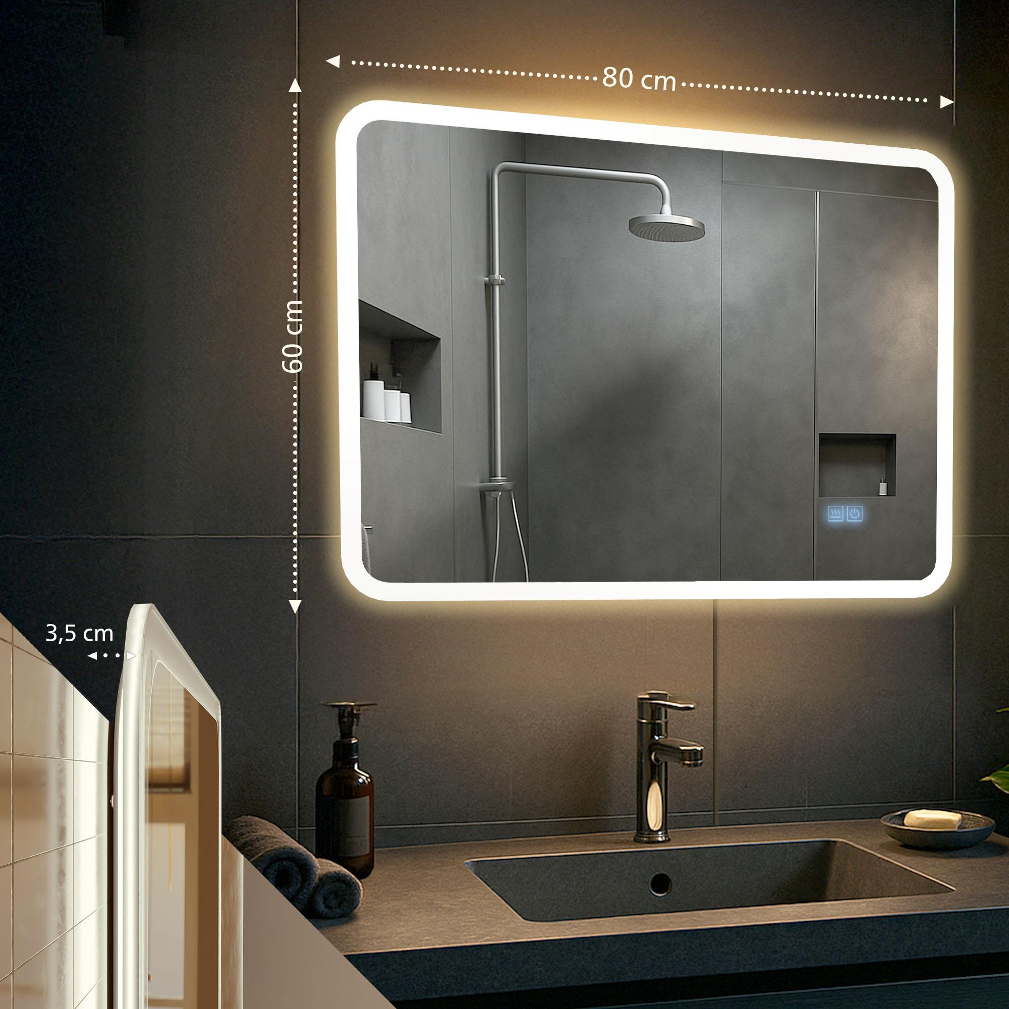 Miroir de salle de bain Jericho avec Bluetooth