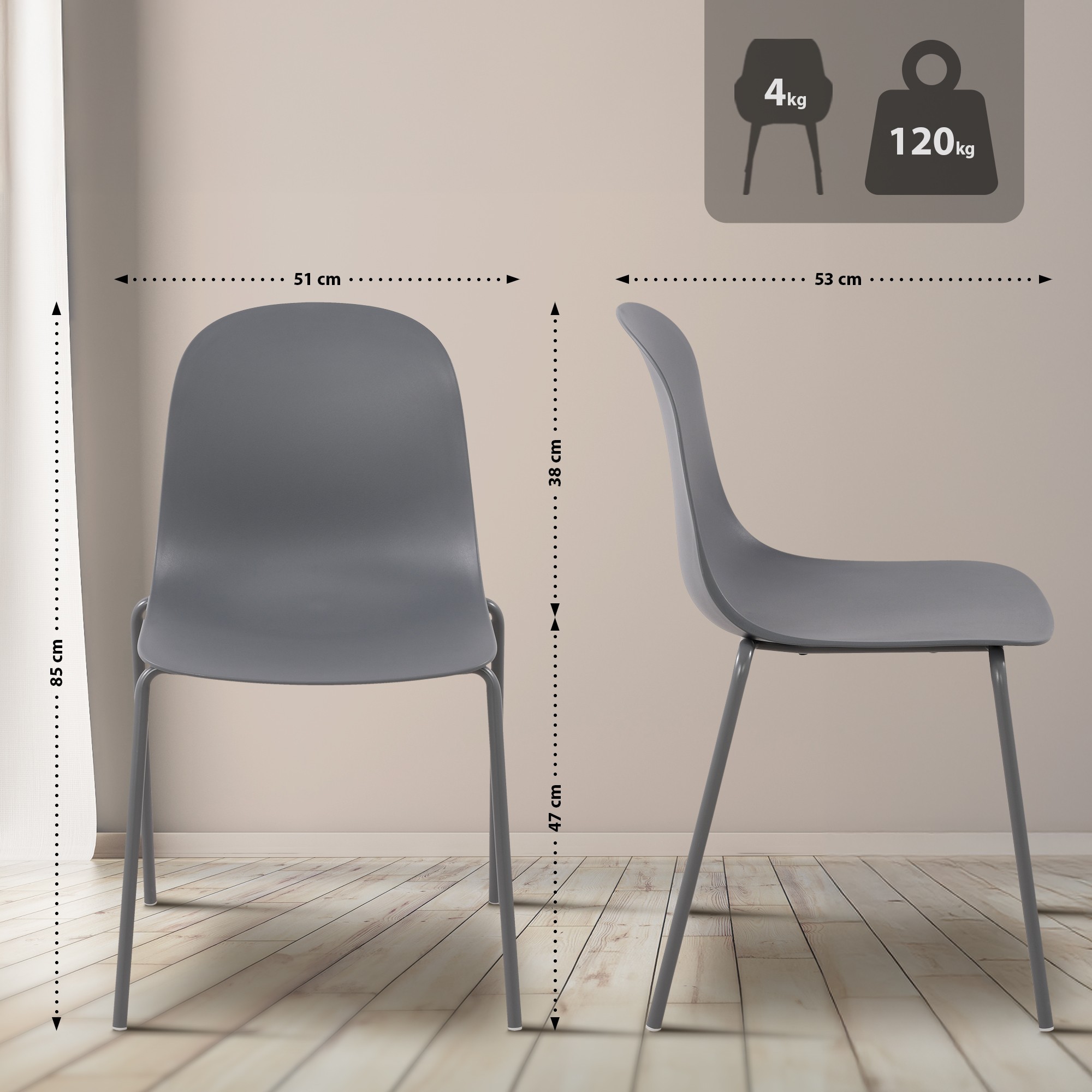 Ensemble de 2 sièges Mindin