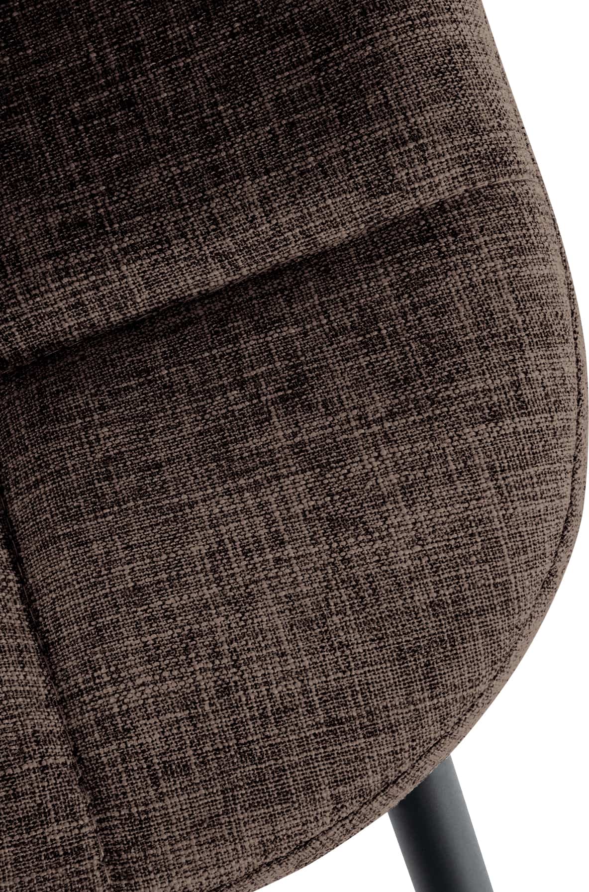 Chaise de salle à manger Tom avec Pieds en métal noir
