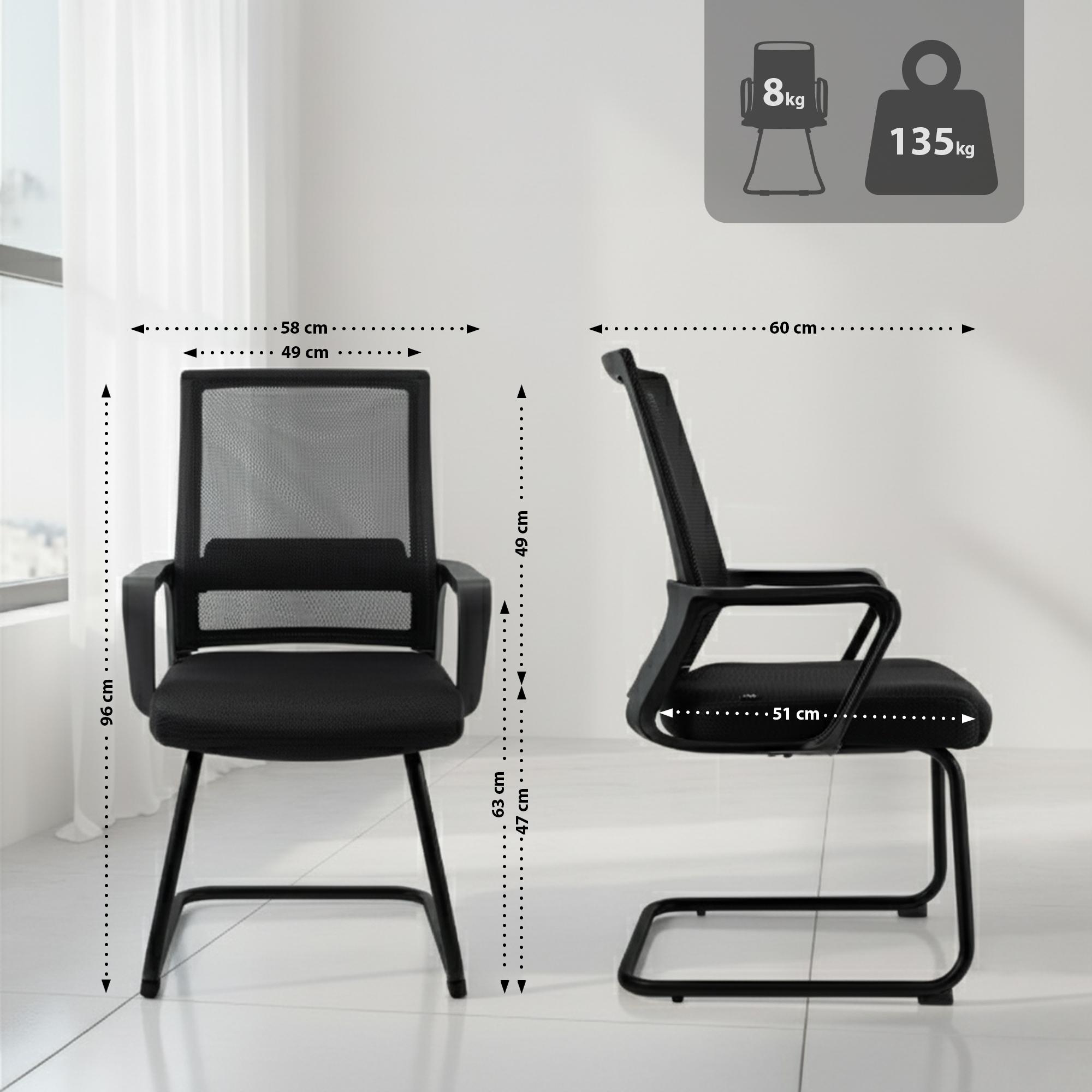 Chaise cantilever Hanka