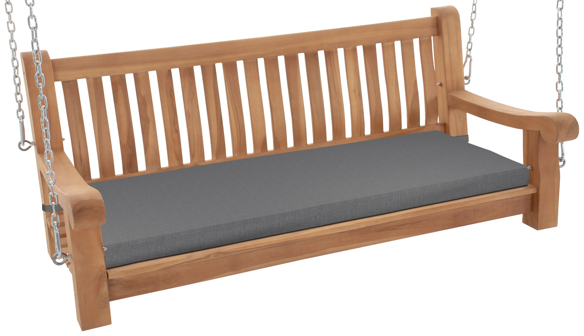Banc à bascule résistant aux intempéries Joyce avec coussin de siège