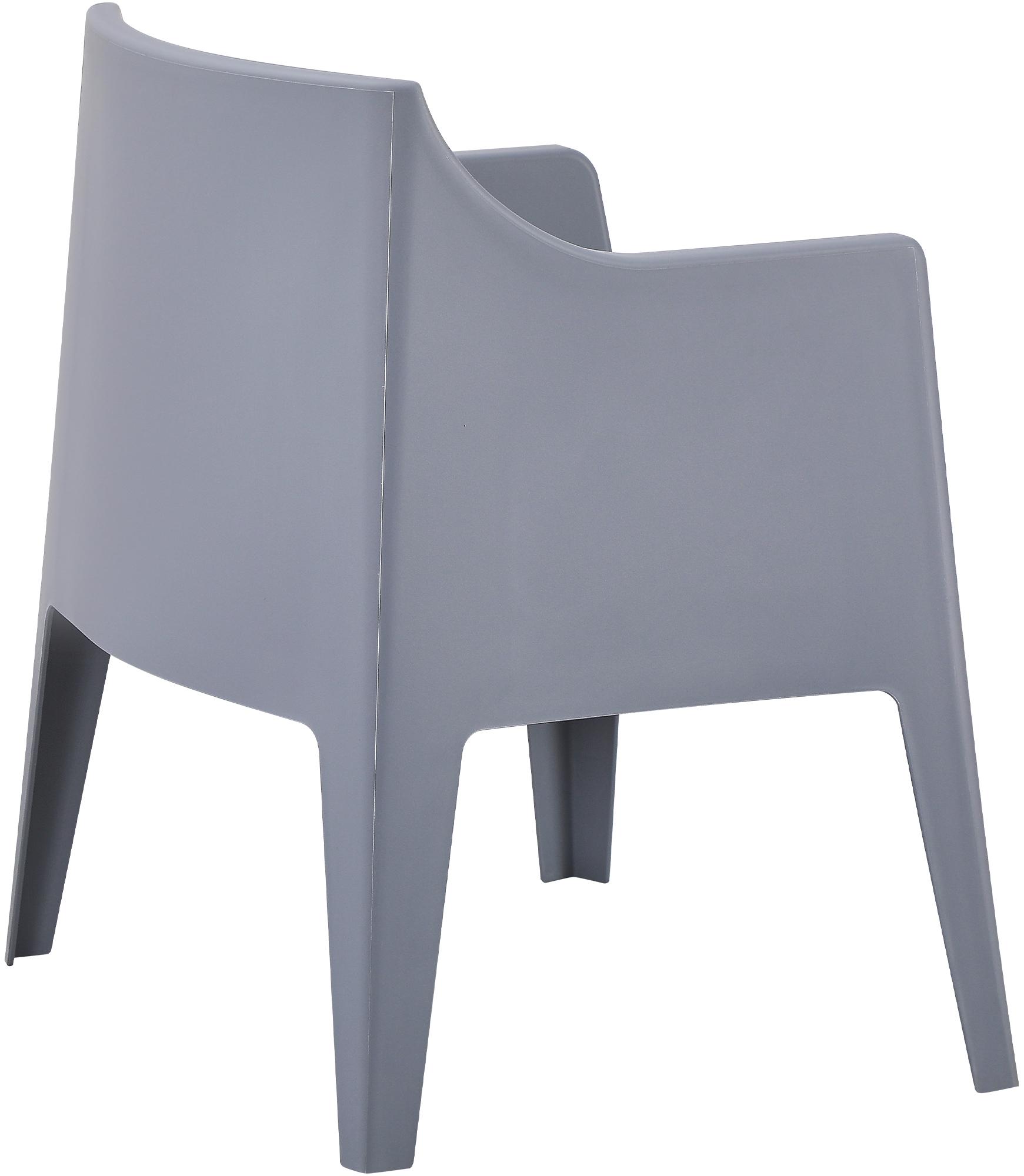 Lot de 6 Chaises de Jardin Bartal Empilables en Polypropylène Résistant aux UV et Intempéries - Fauteuils d'Extérieur Design