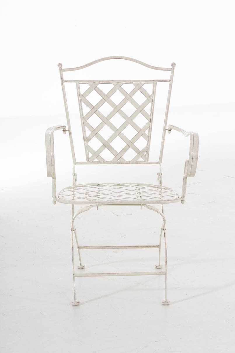 Chaise de jardin ADARA en fer forgé