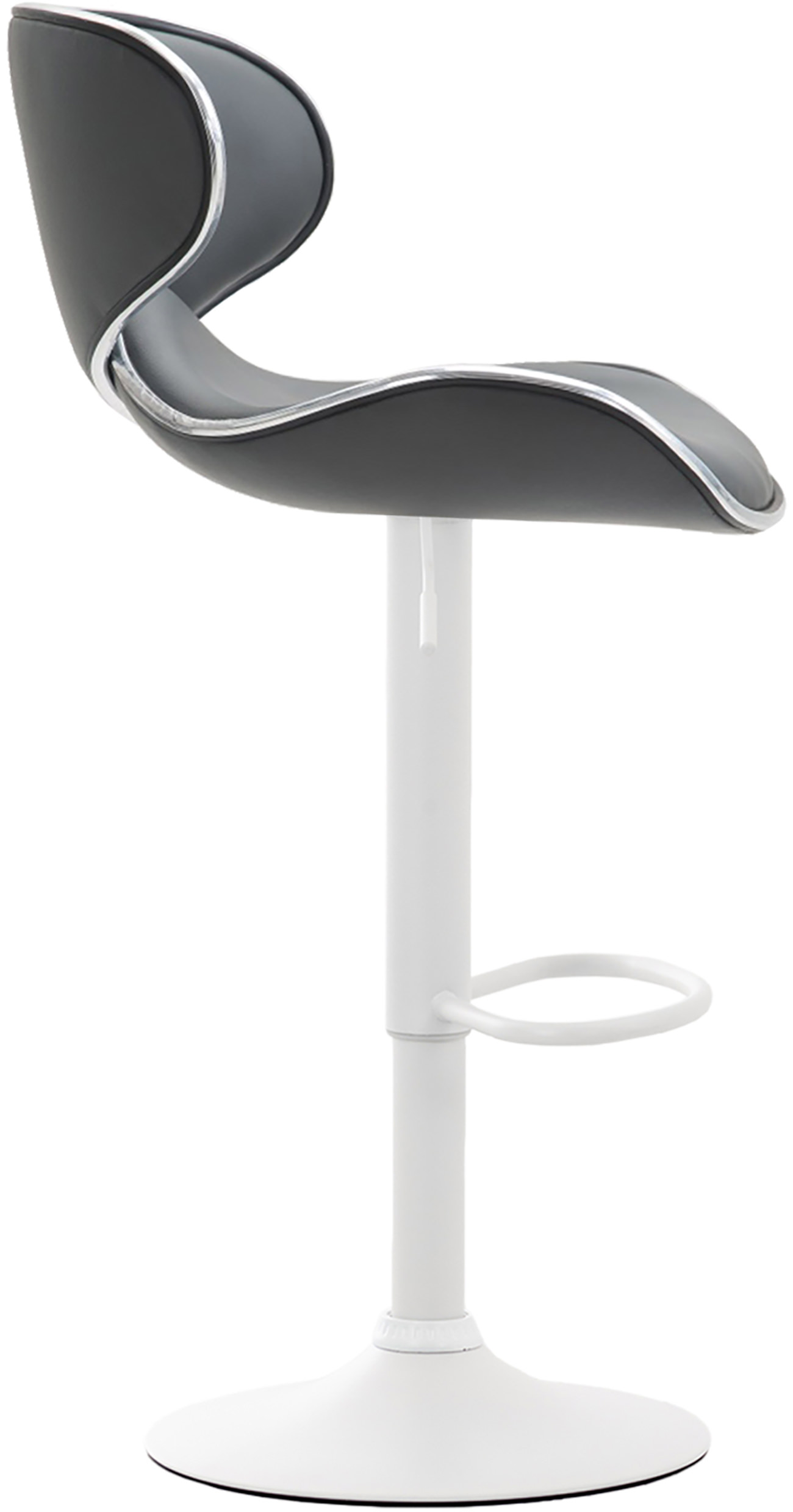 Tabouret de bar Las Vegas V2 similicuir avec pied en métal