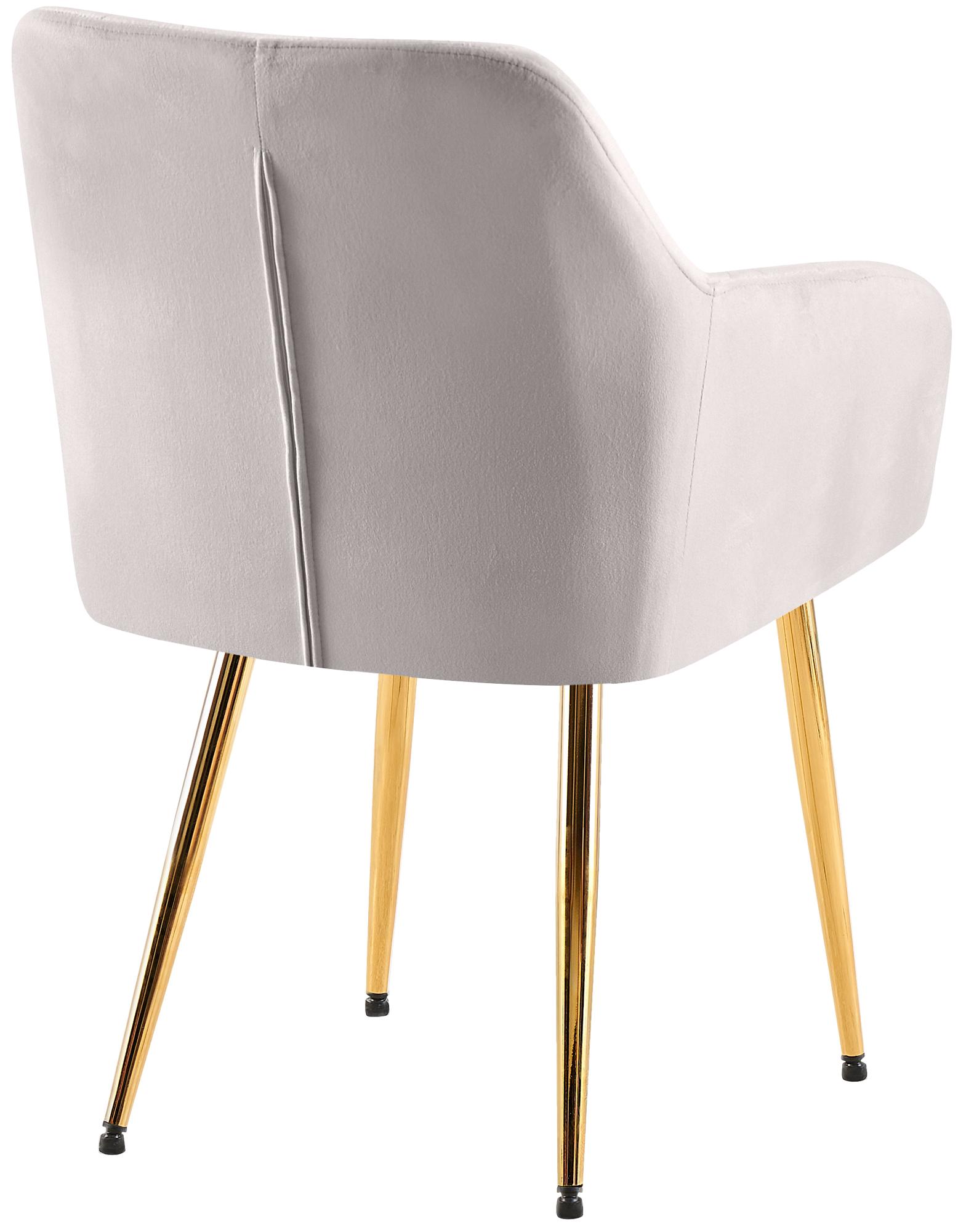 Chaise de salle à manger Monett Velours