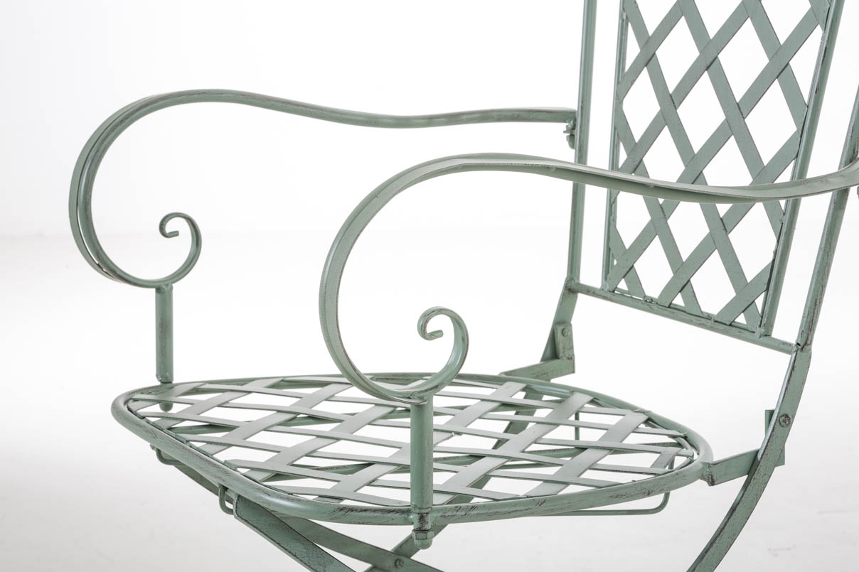 Chaise de jardin ADARA en fer forgé