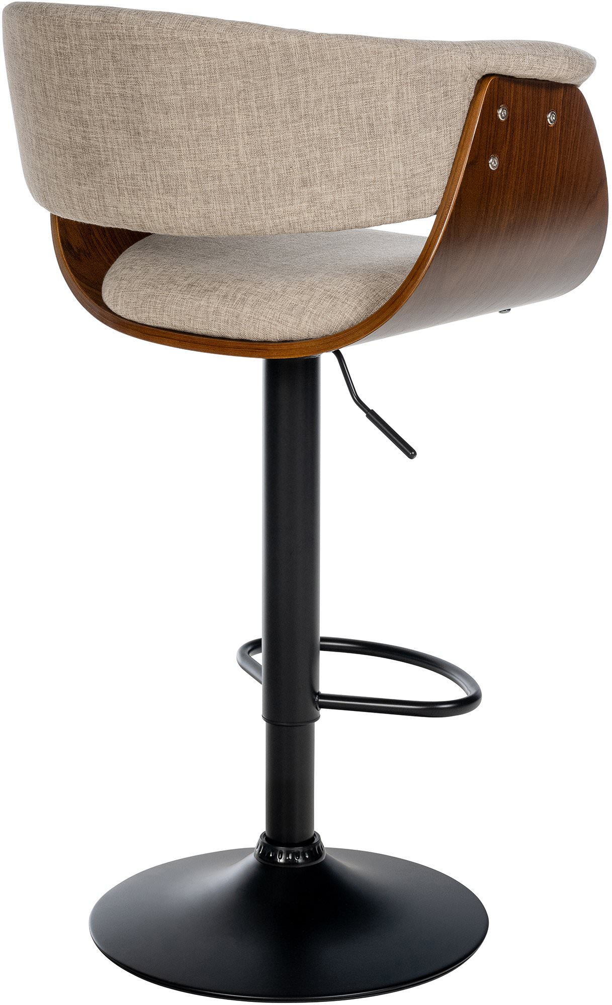 Tabouret de bar Vestal avec Coque en bois réglable pivotant