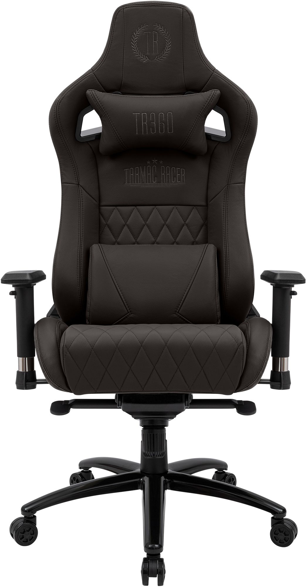 Fauteuil de bureau Keren revêtement en cuir véritable