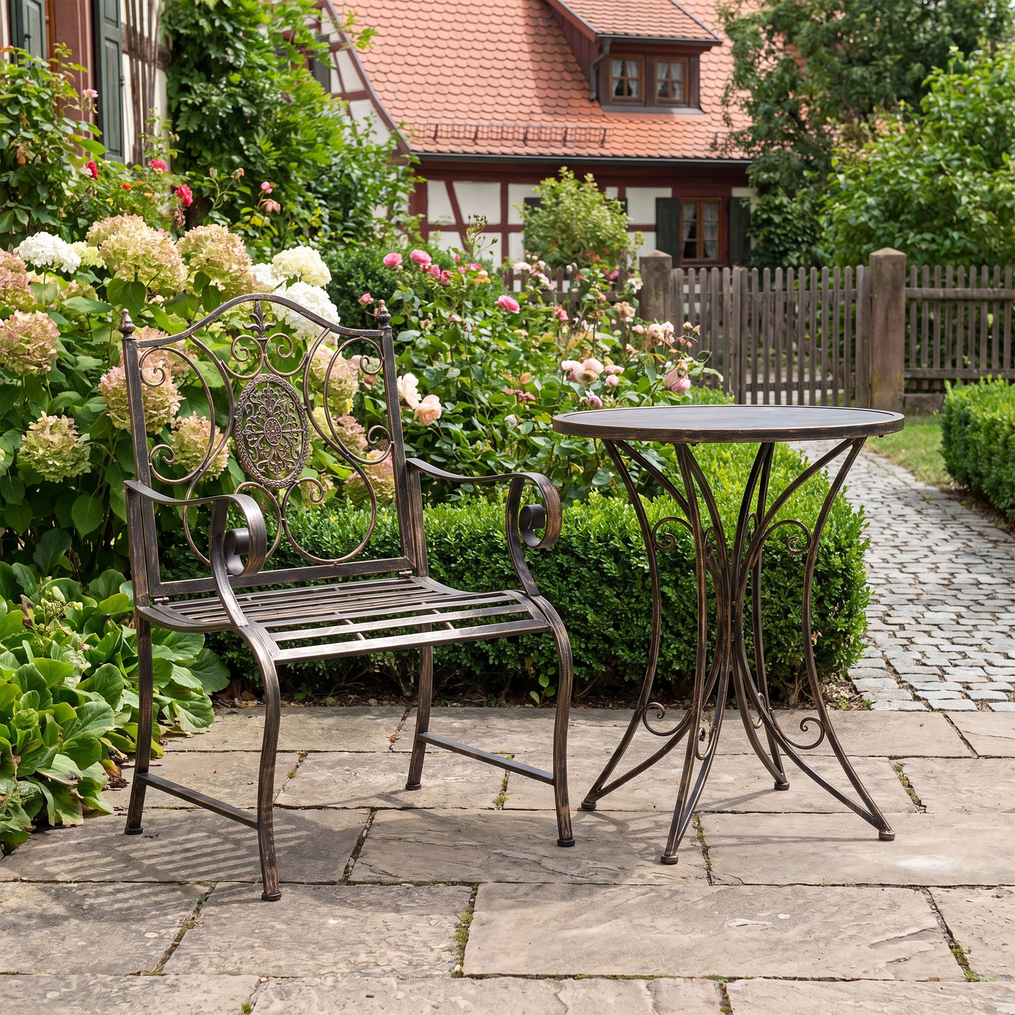 Lot de 2 chaises de jardin Punjab