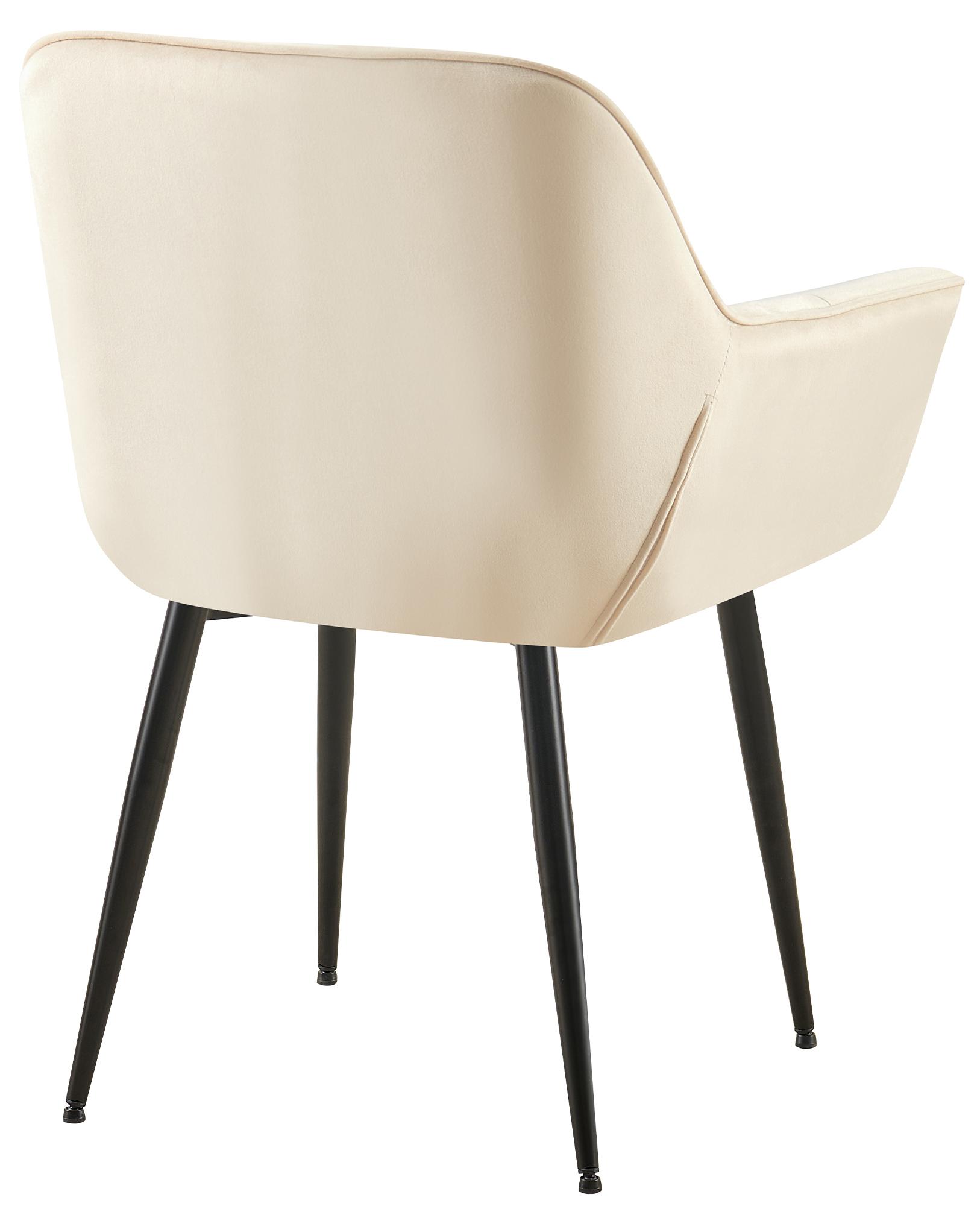 Chaise de salle à manger Roseville velours