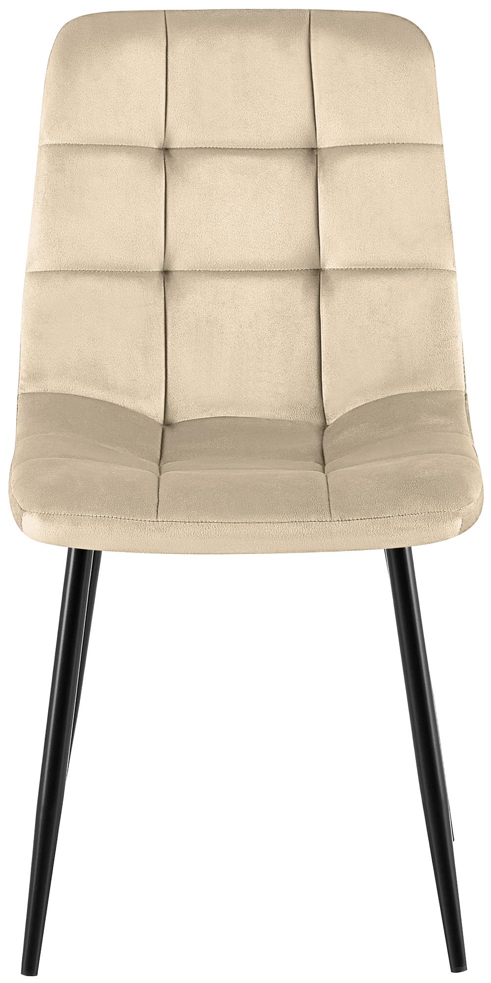 Chaise de salle a manger Antibes en velours