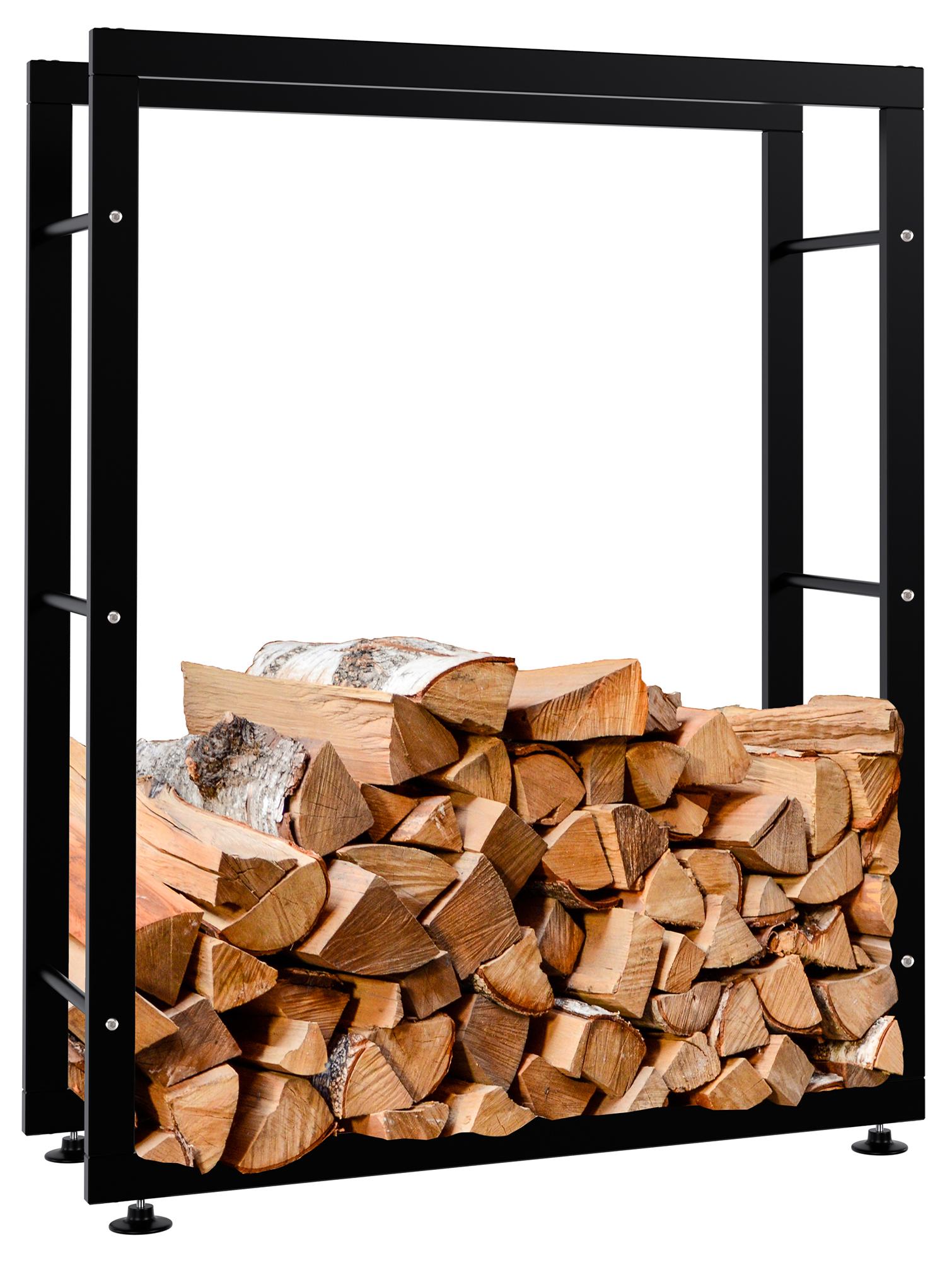Porte-bûches pour bois de cheminée Keri V2
