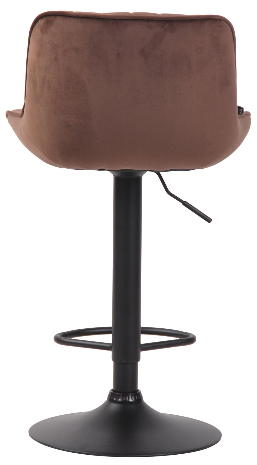 Lot de 2 Tabourets de bar Lentini en Velours Pied trompette en Métal