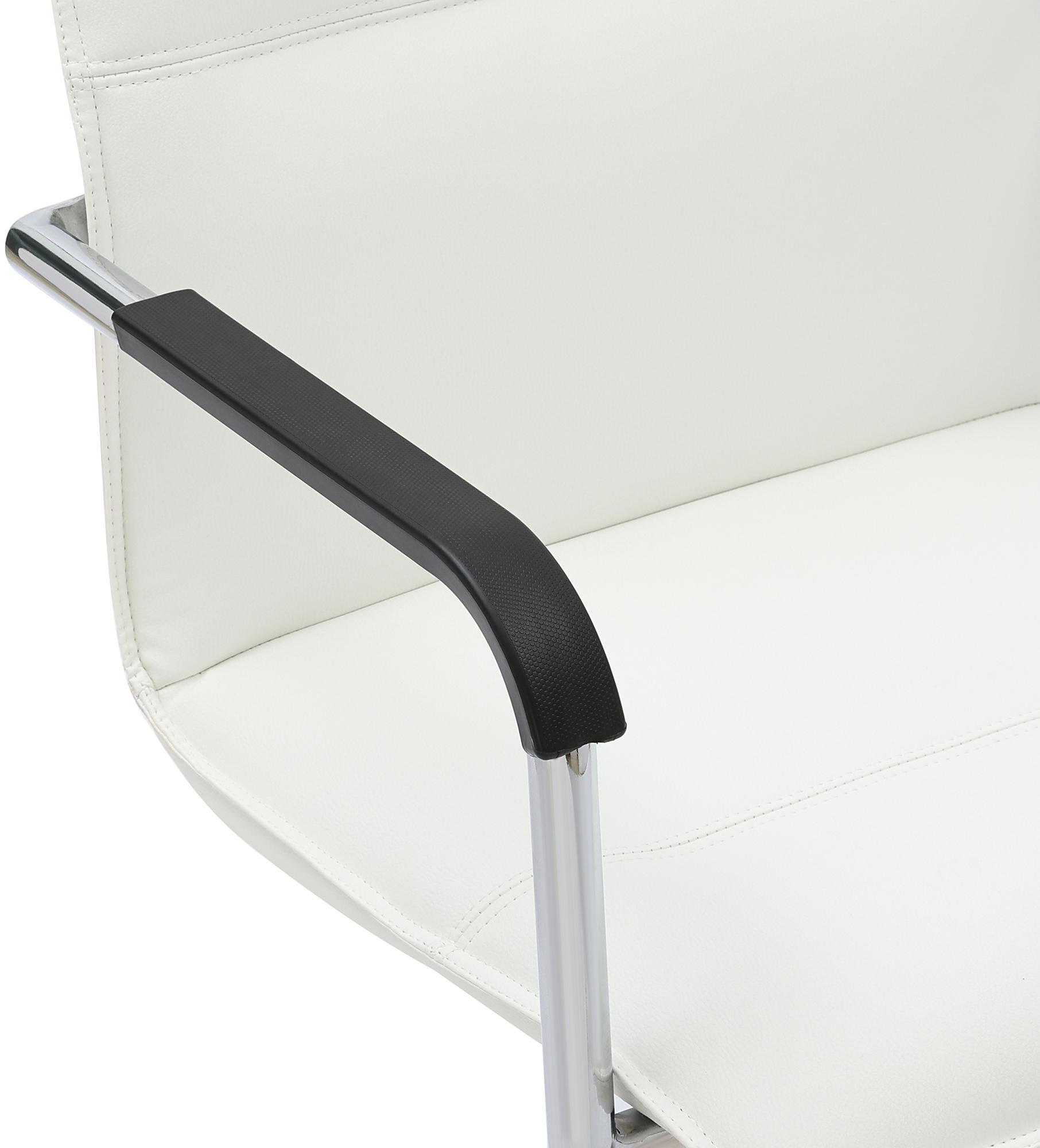 Chaise cantilever Seattle en similicuir