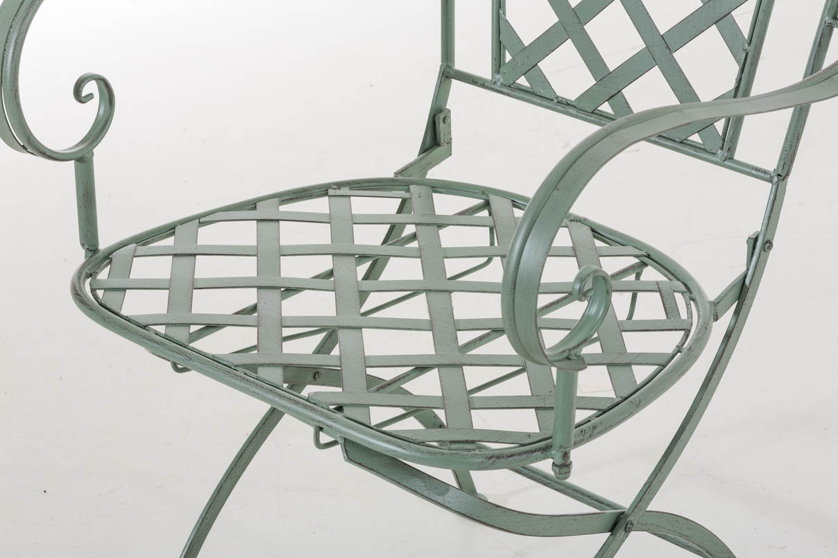 Chaise de jardin ADARA en fer forgé