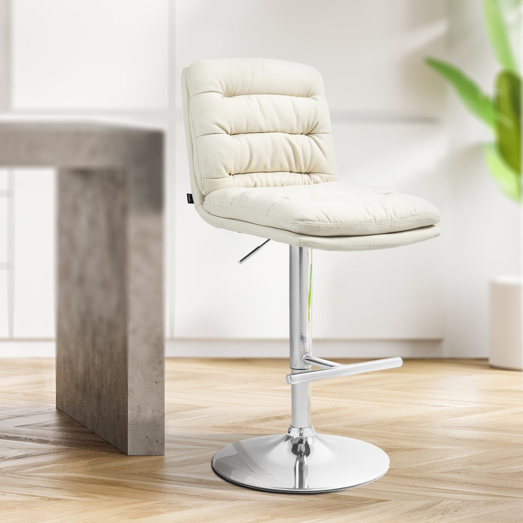Tabouret de bar Damar Tissu