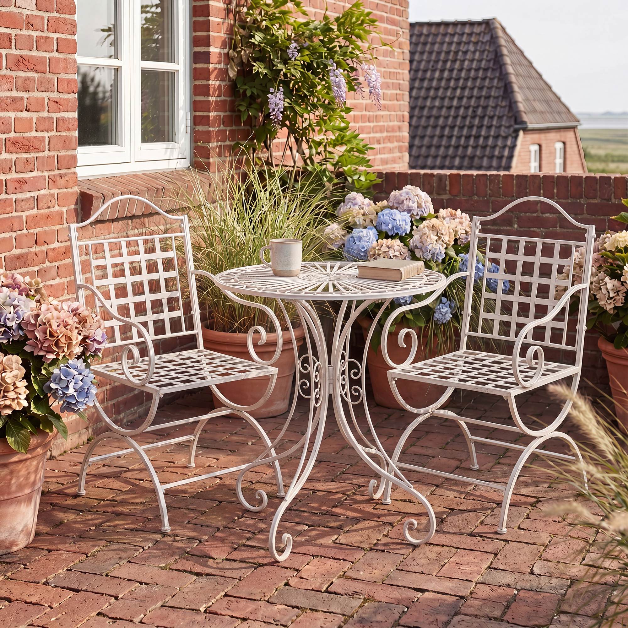 Ensemble de jardin Viro avec 2 chaises