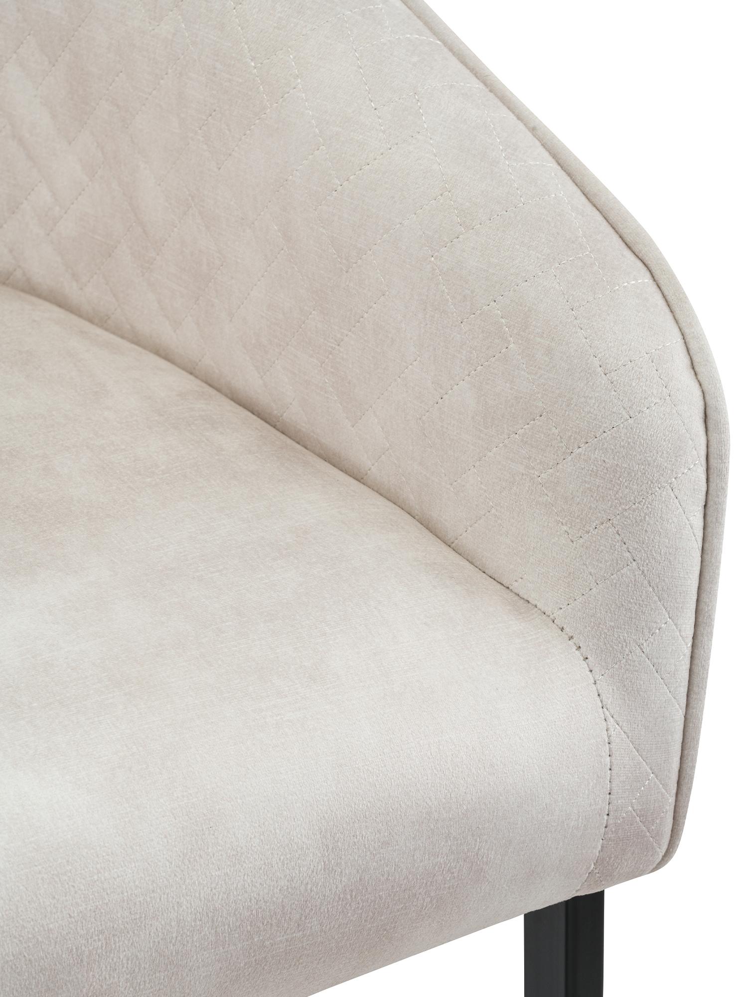Chaise de salle à manger Jarik velours