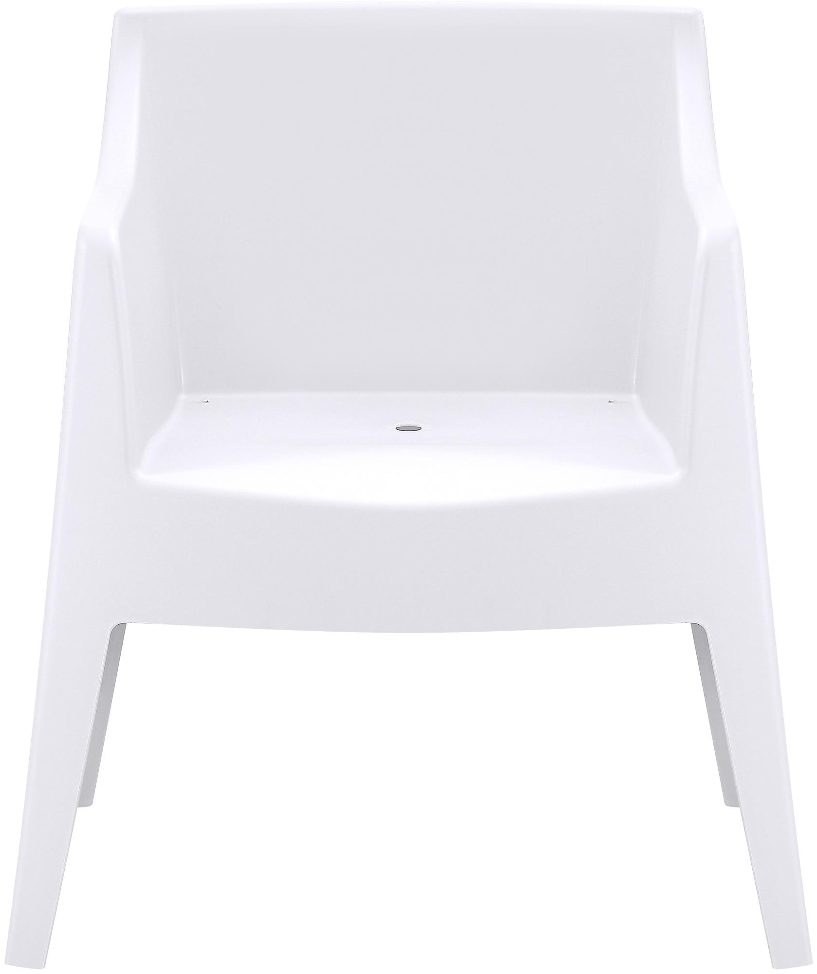 Lot de 6 Chaises de Jardin Bartal Empilables en Polypropylène Résistant aux UV et Intempéries - Fauteuils d'Extérieur Design
