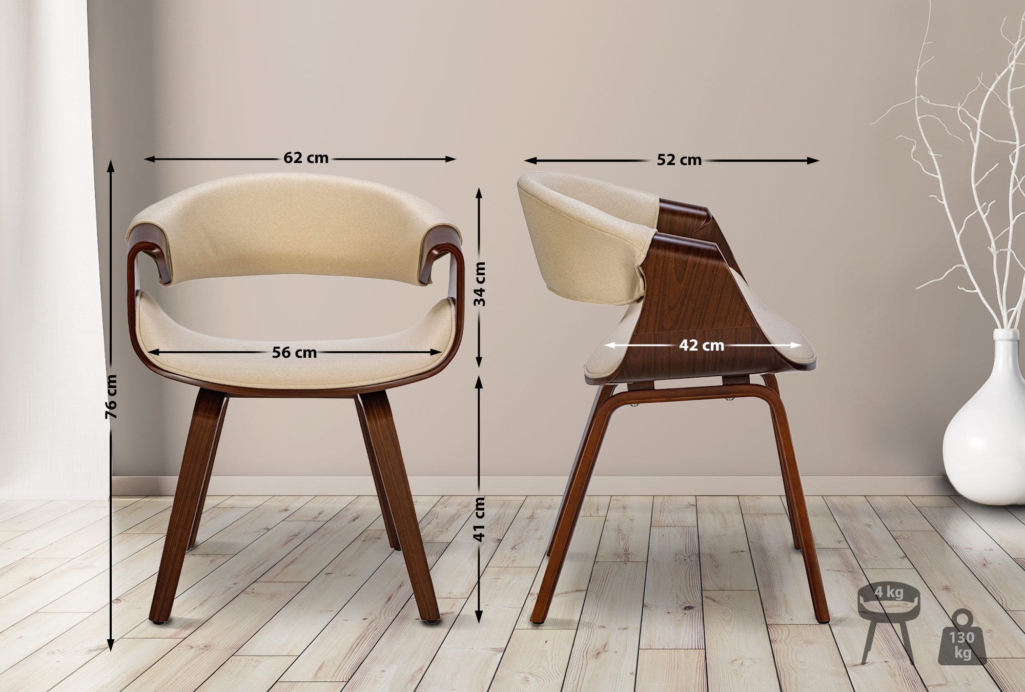 Chaise de salle à manger Foley