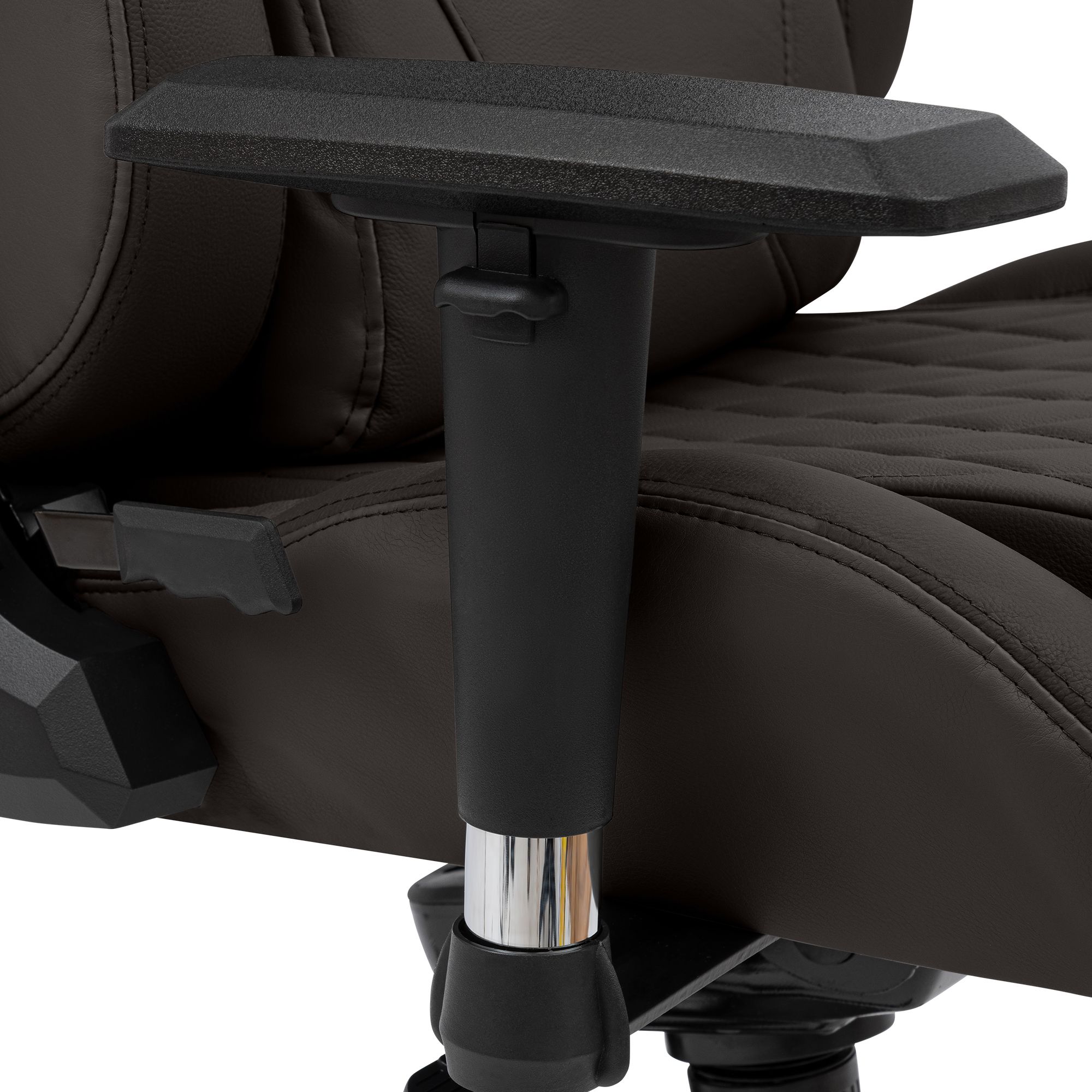 Fauteuil de bureau Keren revêtement en cuir véritable