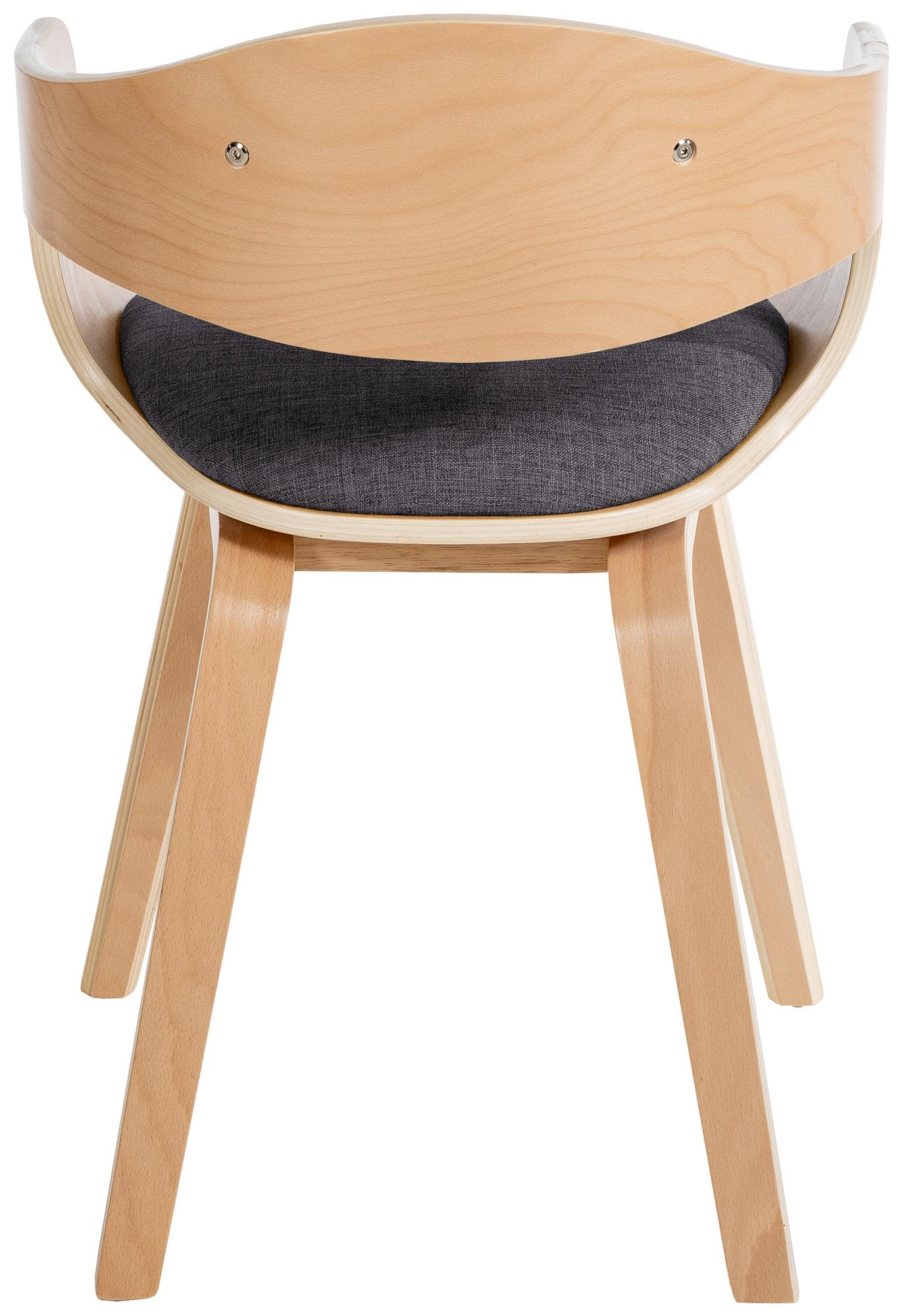 Lot de 2 chaises de salle à manger Kingston en Tissu