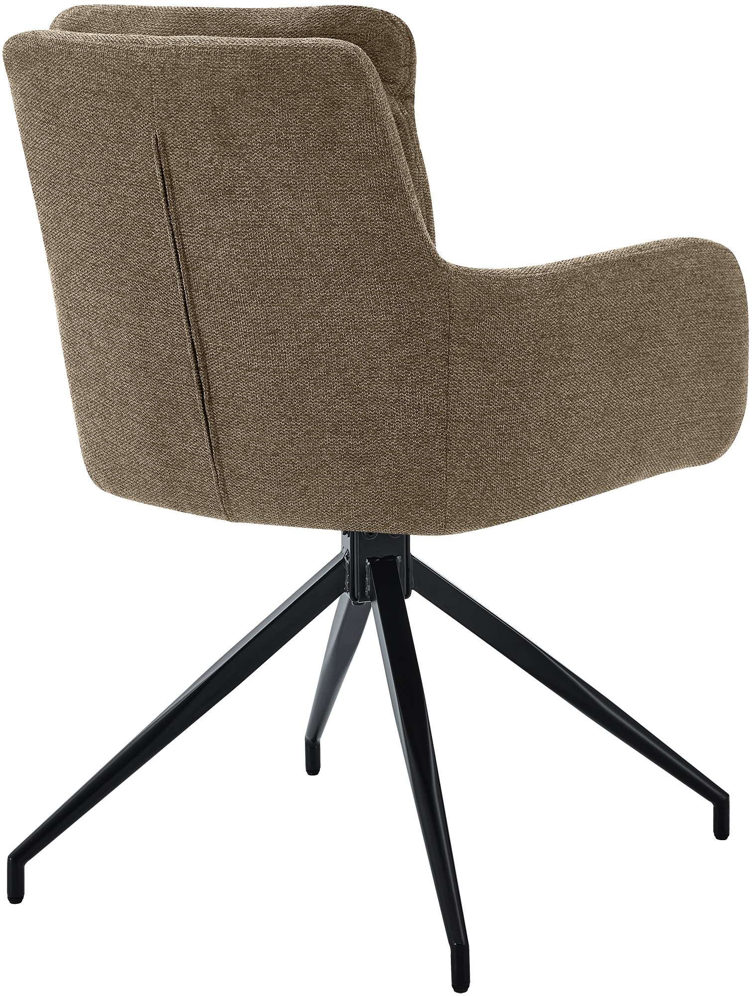 Lot de 2 chaises de salle à manger Somers tissu