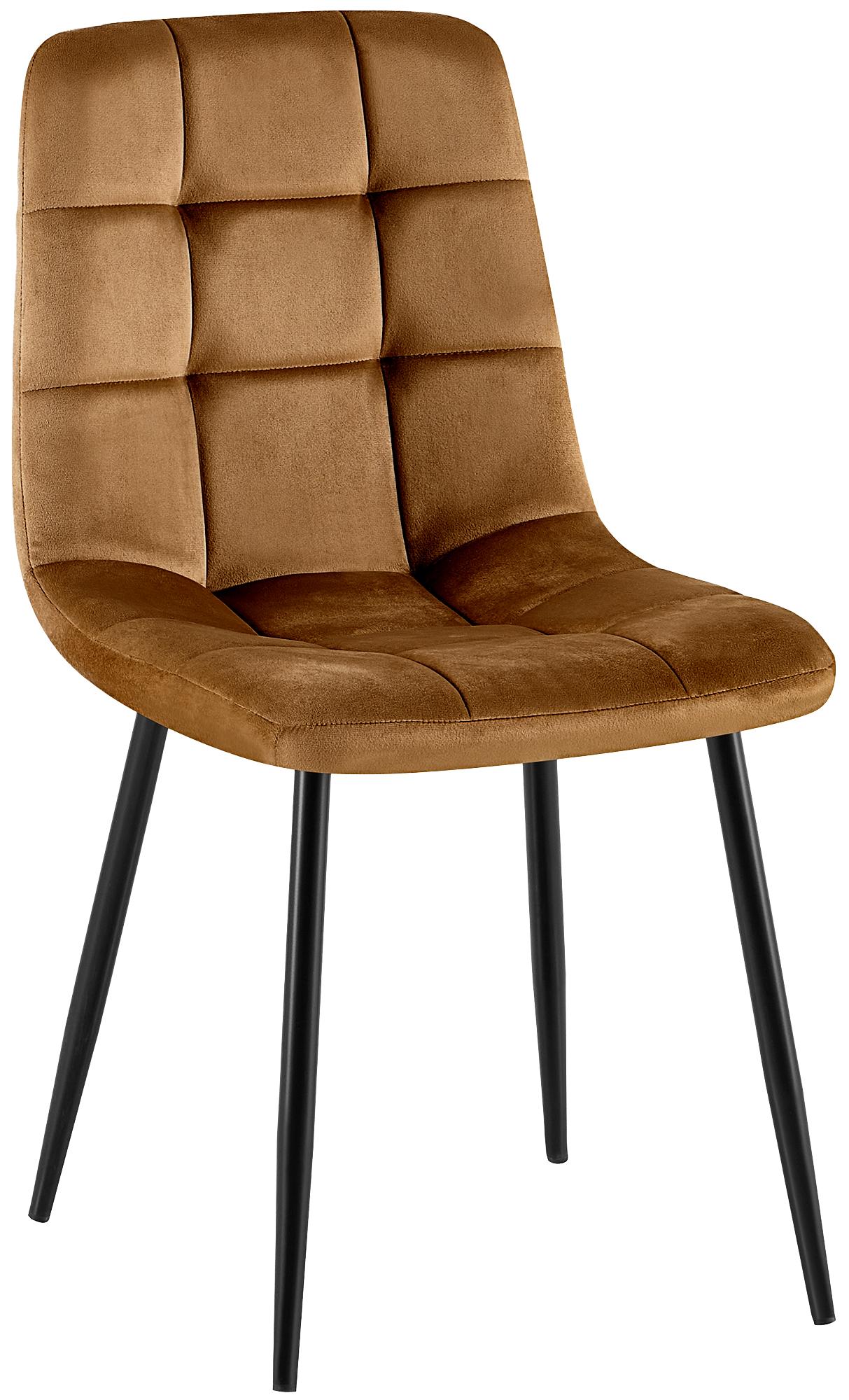 Chaise de salle a manger Antibes en velours