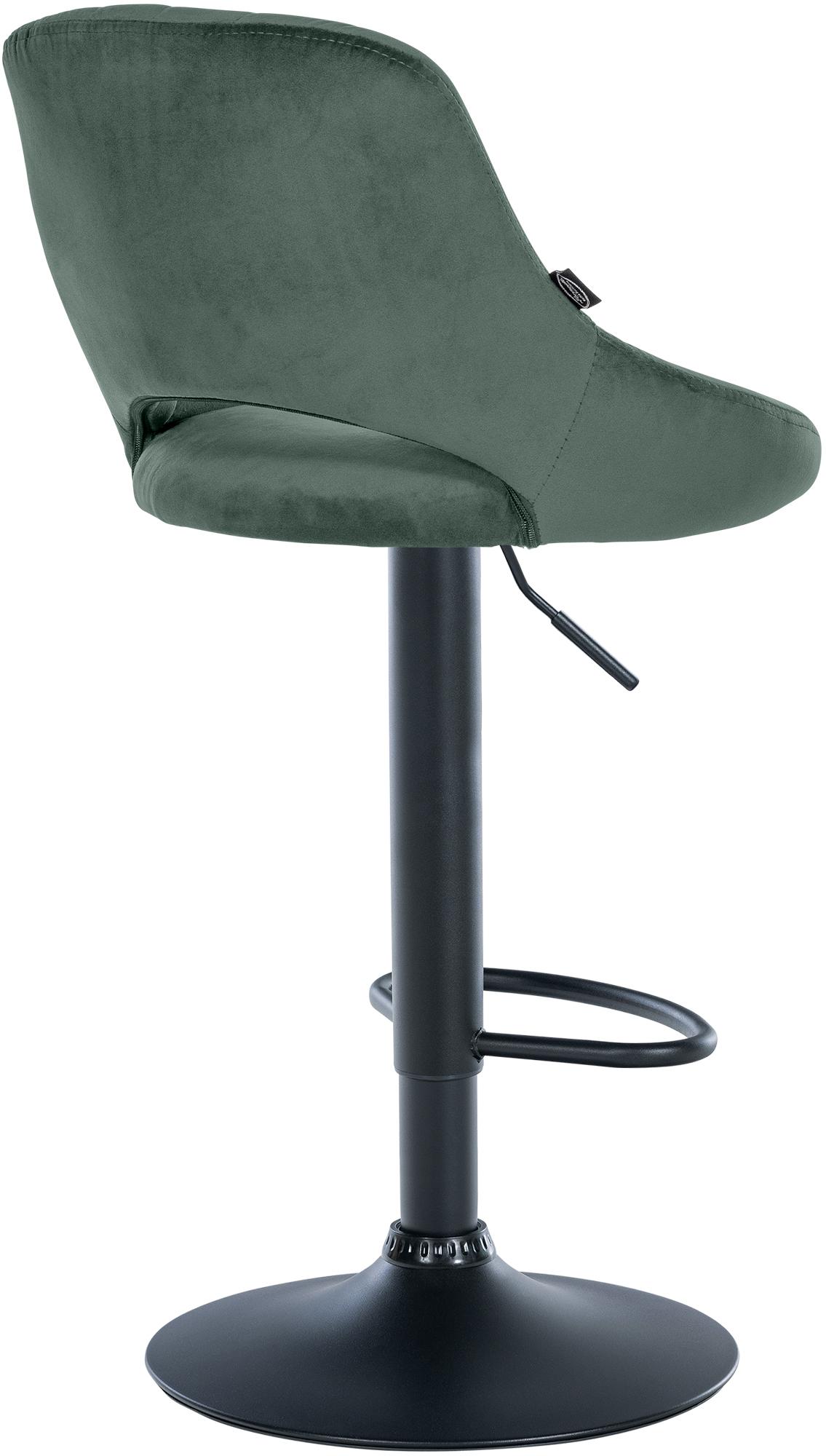 Tabouret de bar Milet en velours