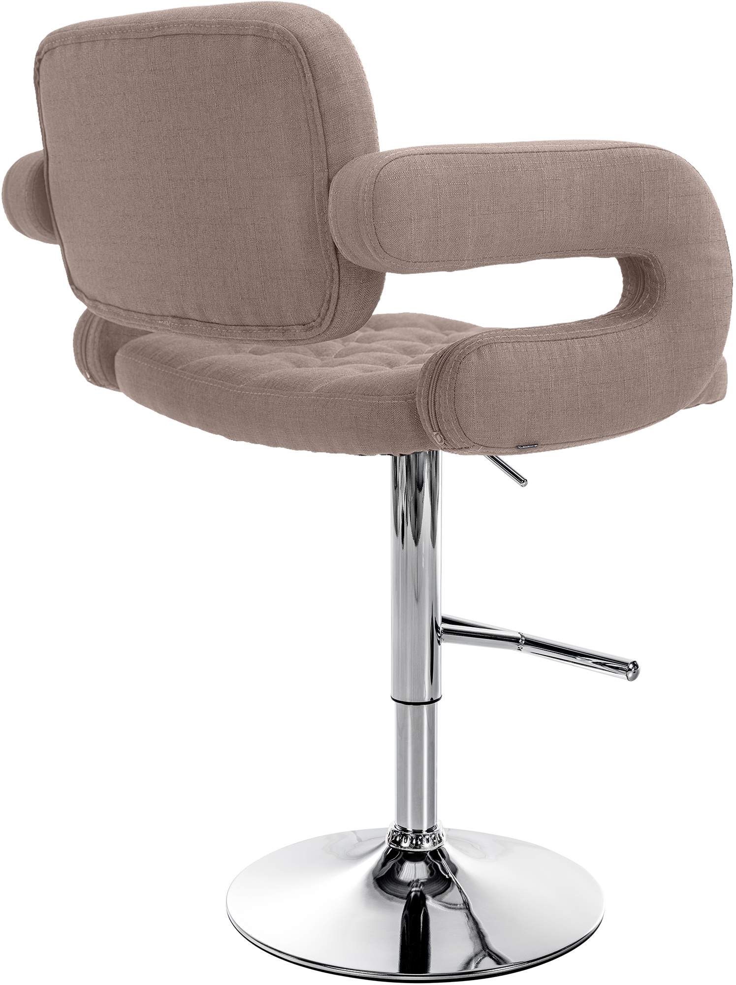 Lot de 2 tabourets de bar Dublin en tissu