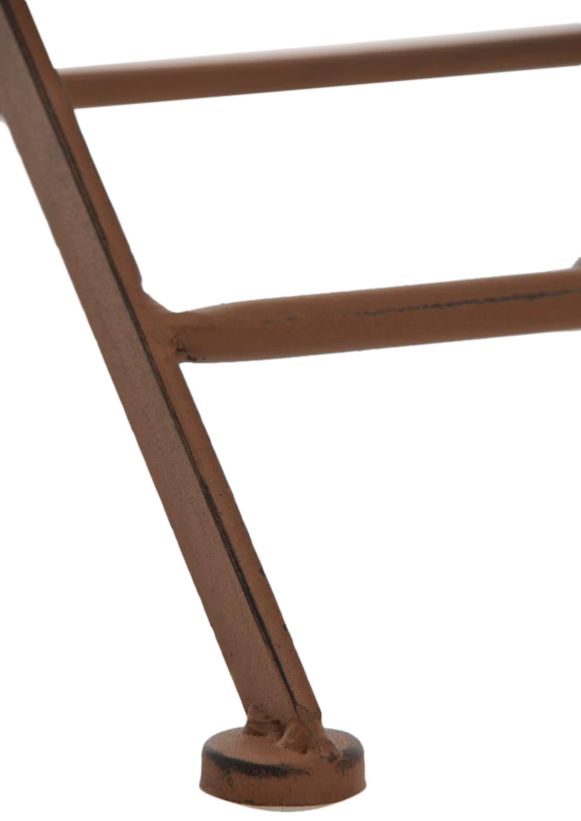 Lot de 2 Chaises de jardin pliables Indra en fer forgé