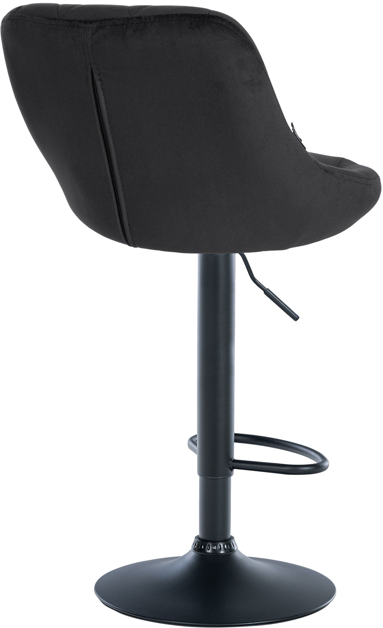 Lot de 2 tabourets de bar Lazio velours