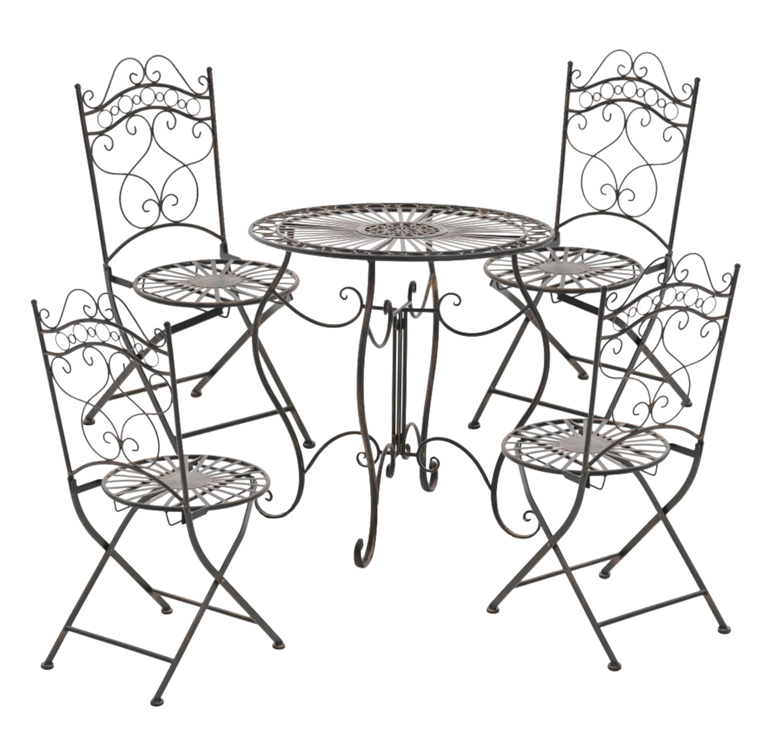 Lot de 2 chaises de jardin Kiran