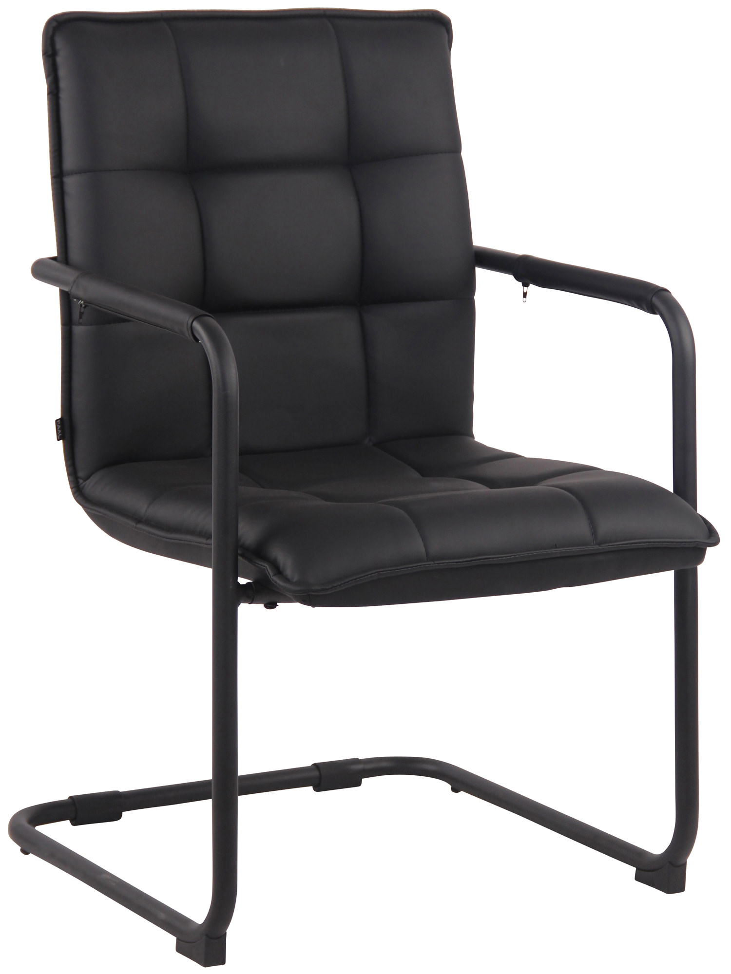 Chaise Cantilever Gandia en similicuir
