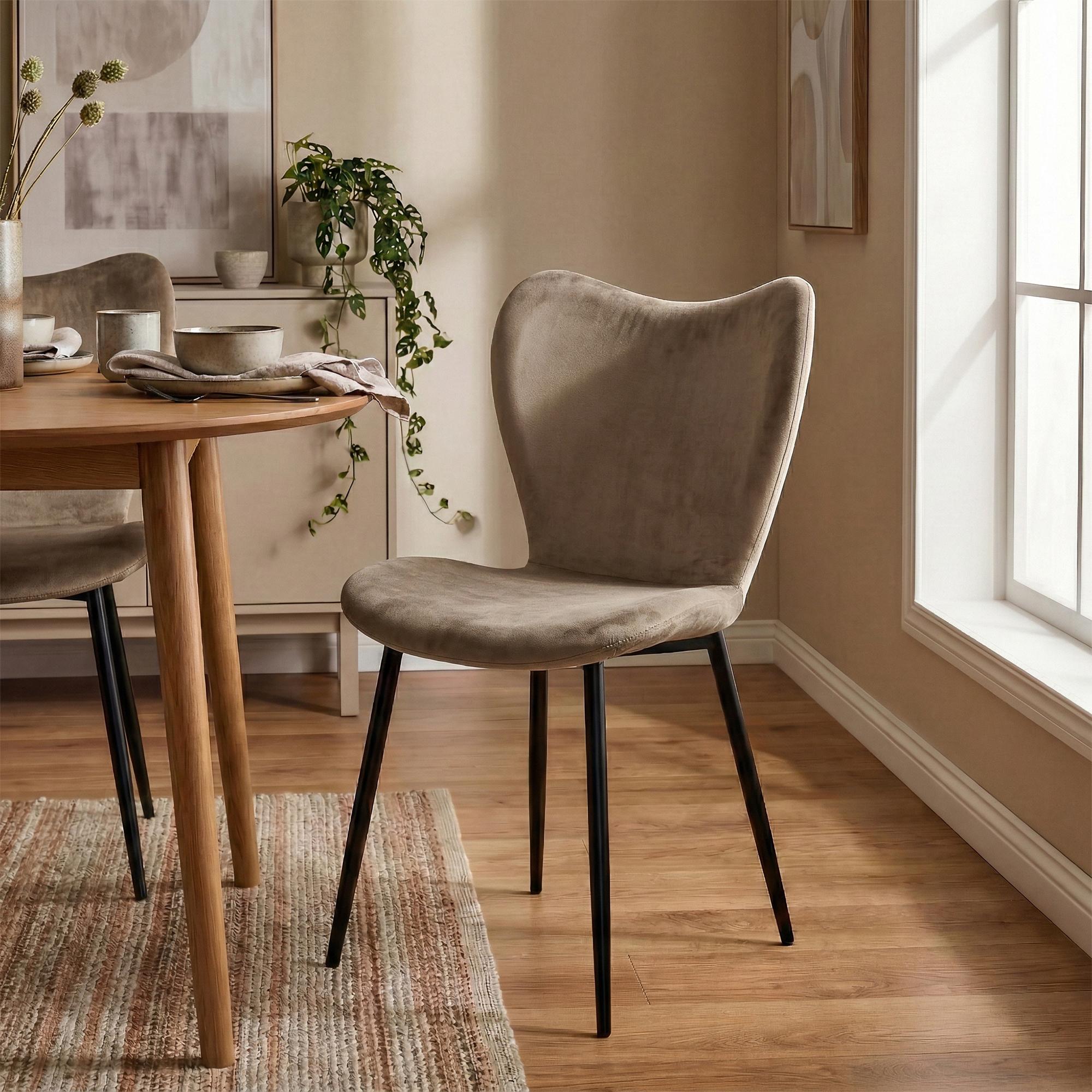 Lot de 2 Chaises de Salle a Manger Maika