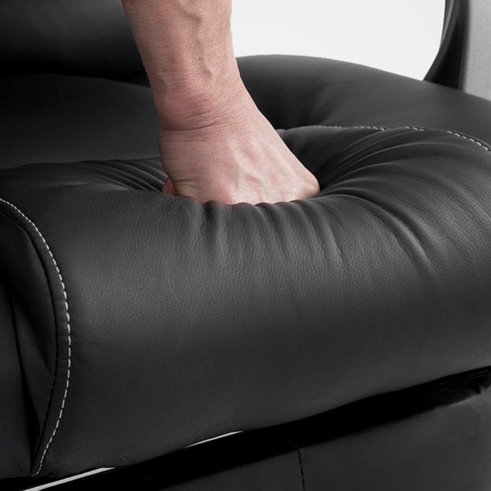 Chaise de bureau Pacific avec fonction massage simili cuir