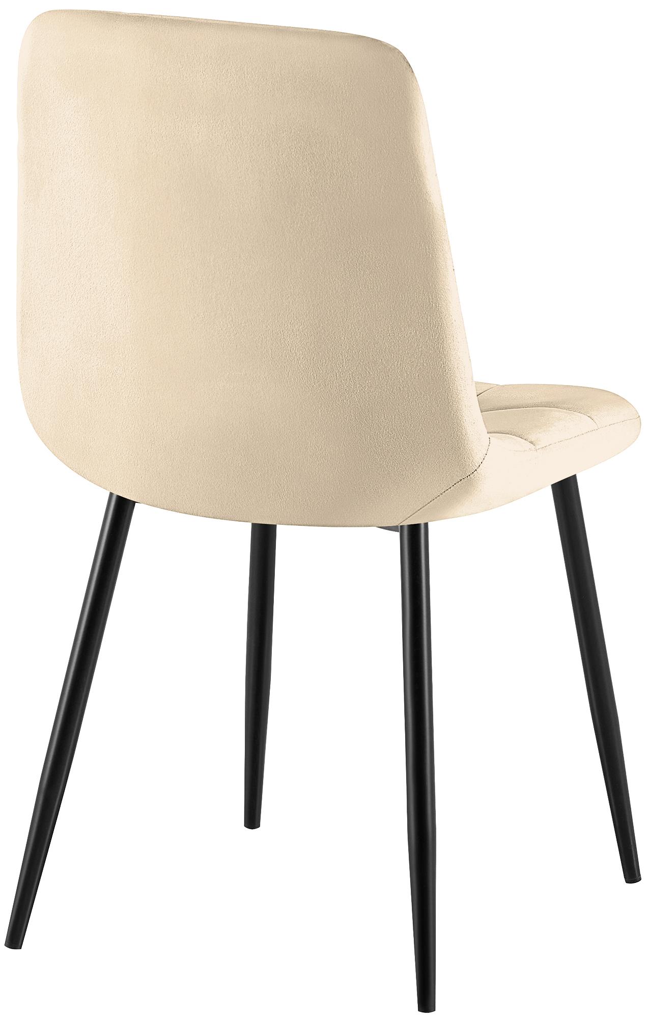 Chaise de salle a manger Antibes en velours
