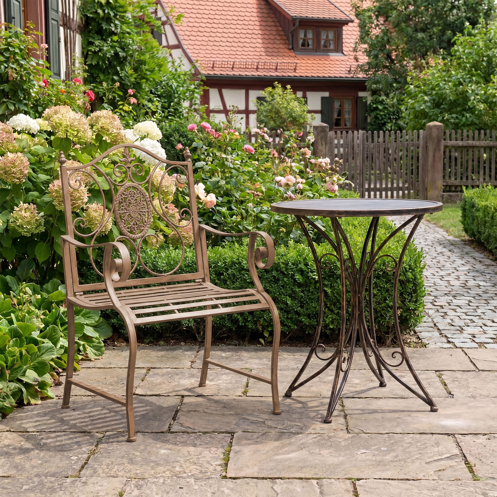 Lot de 2 chaises de jardin Punjab