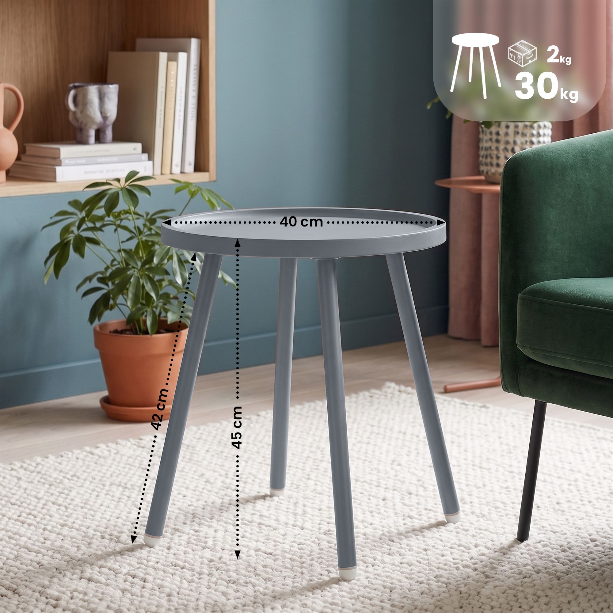 Table d'appoint Busan Ø 40 cm