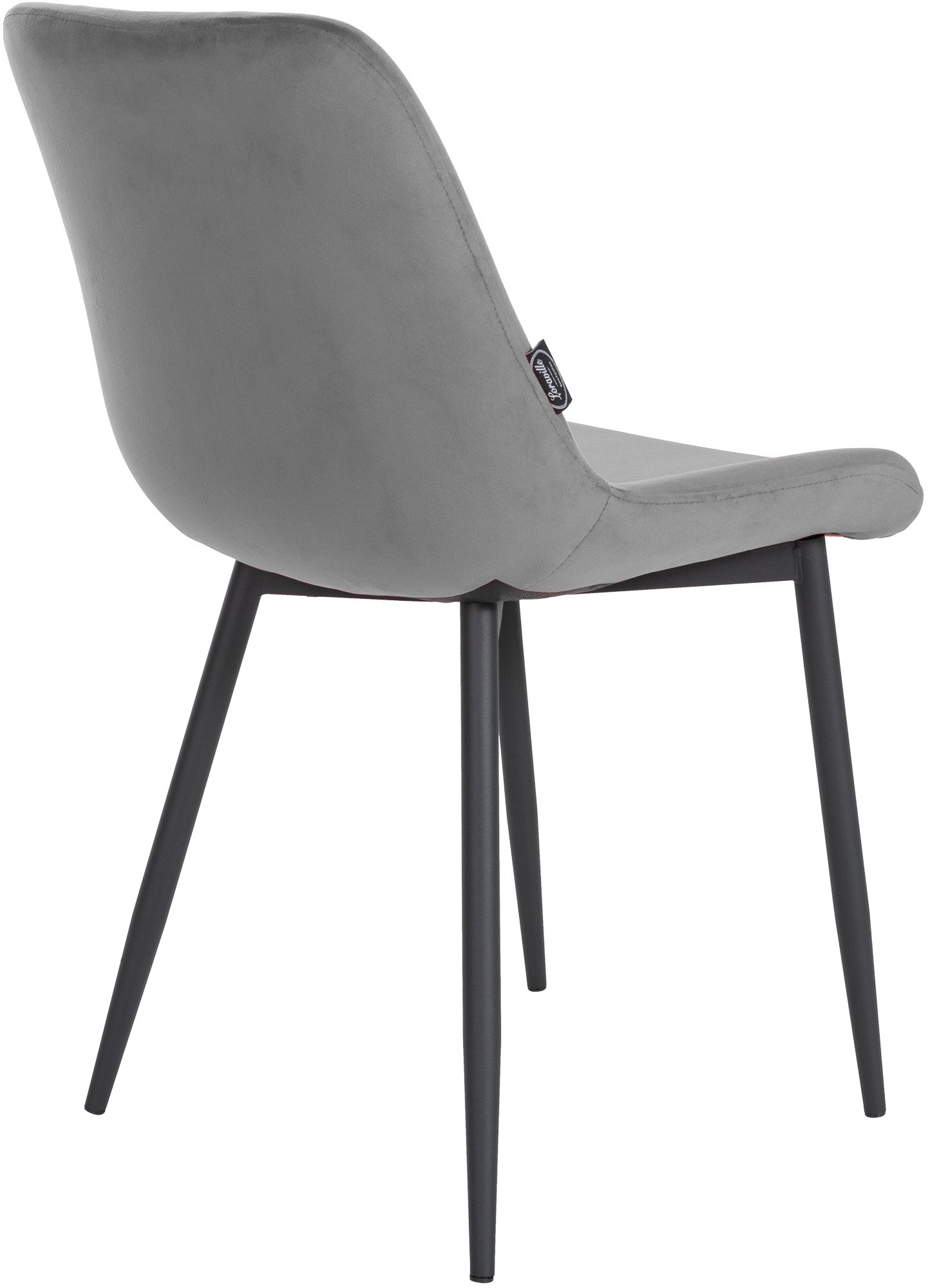 Lot de 2 Chaises de salle a manger Victoria en velours