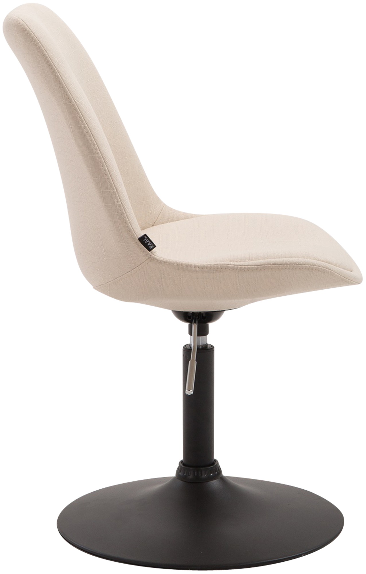 Chaise de salle à manger Maverick tissu avec pied trompette