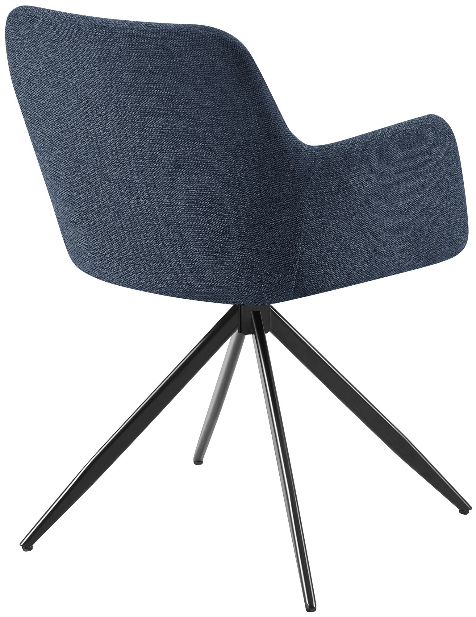 Lot de 2 chaises de salle a manger Olema en tissu