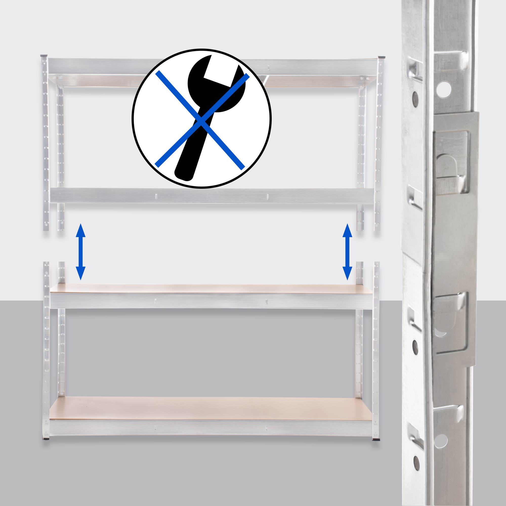 Étagère de stockage 160X180X60 CM