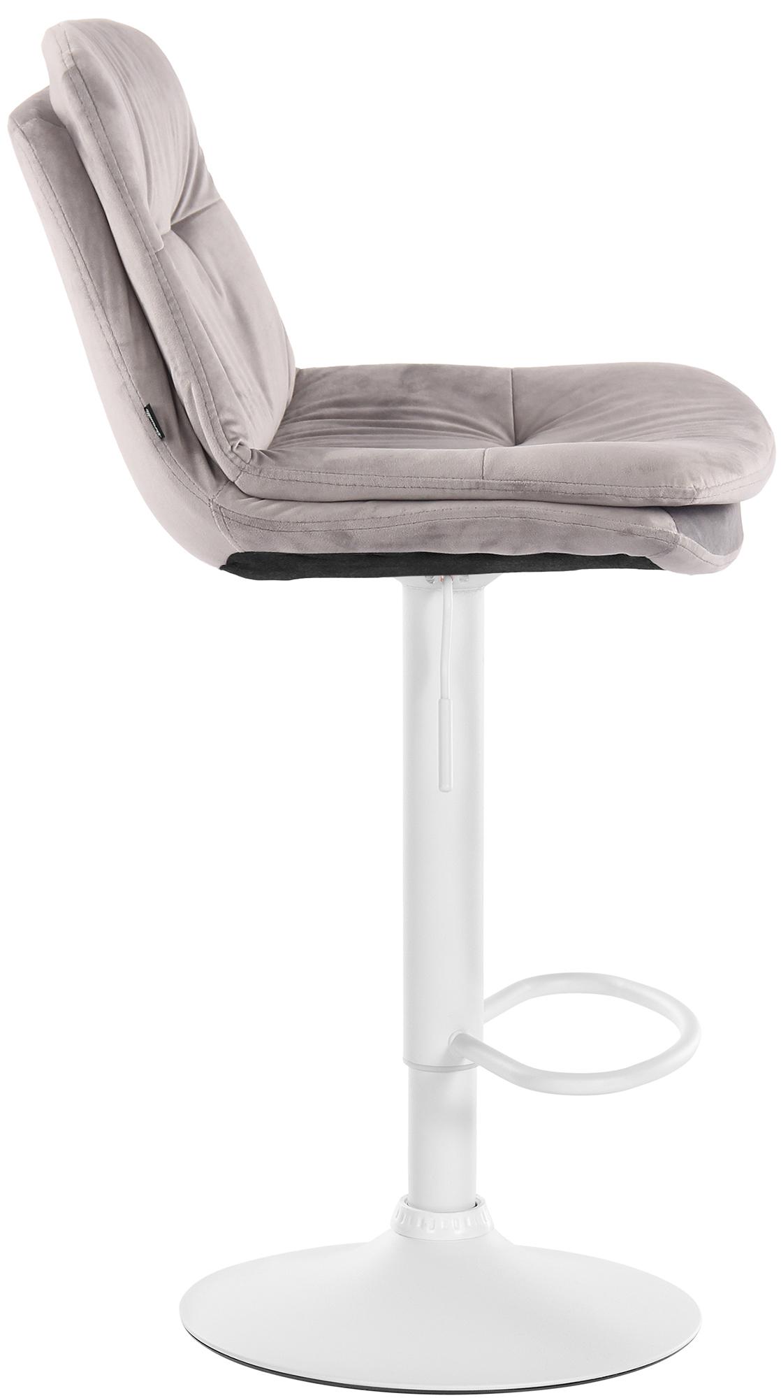 Tabouret de bar Laurel velours