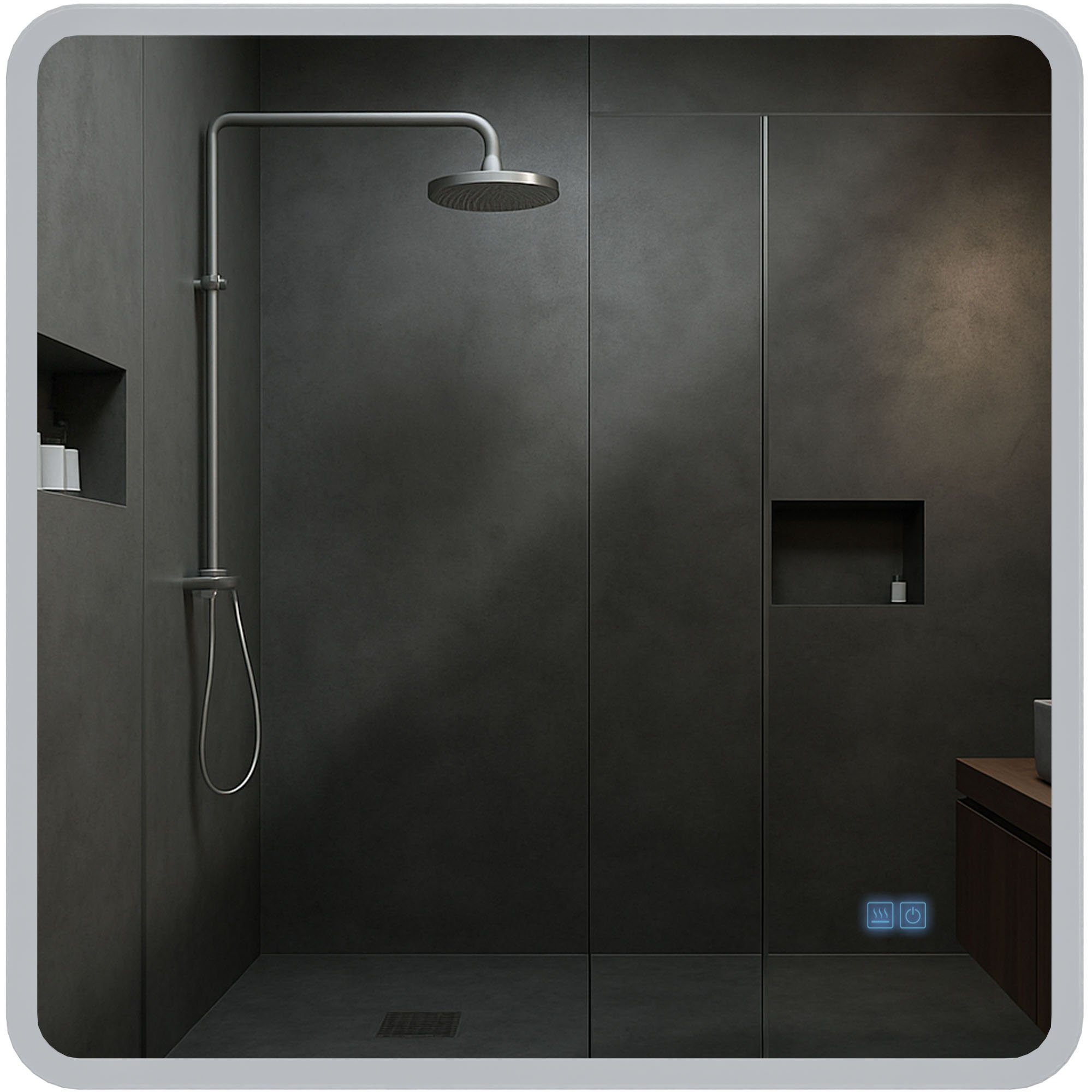 Miroir de salle de bain Jericho avec Bluetooth