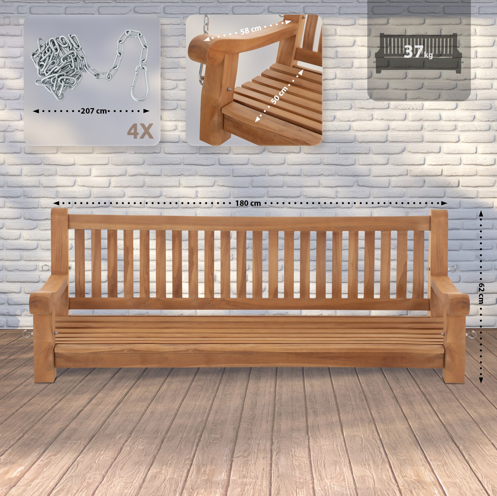 Banc à bascule Joyce