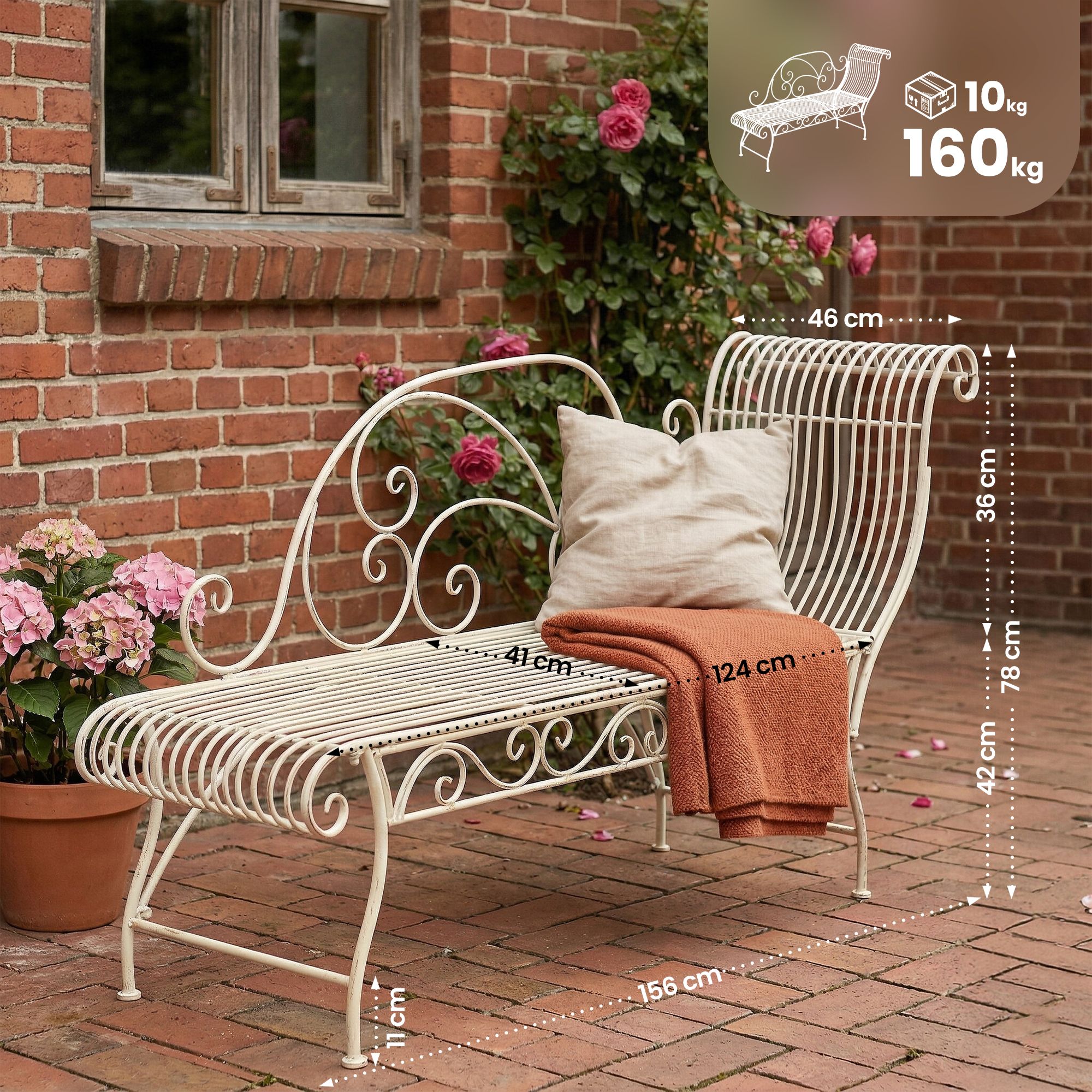 Banc de jardin Karma robustesse style et confort pour votre extérieur