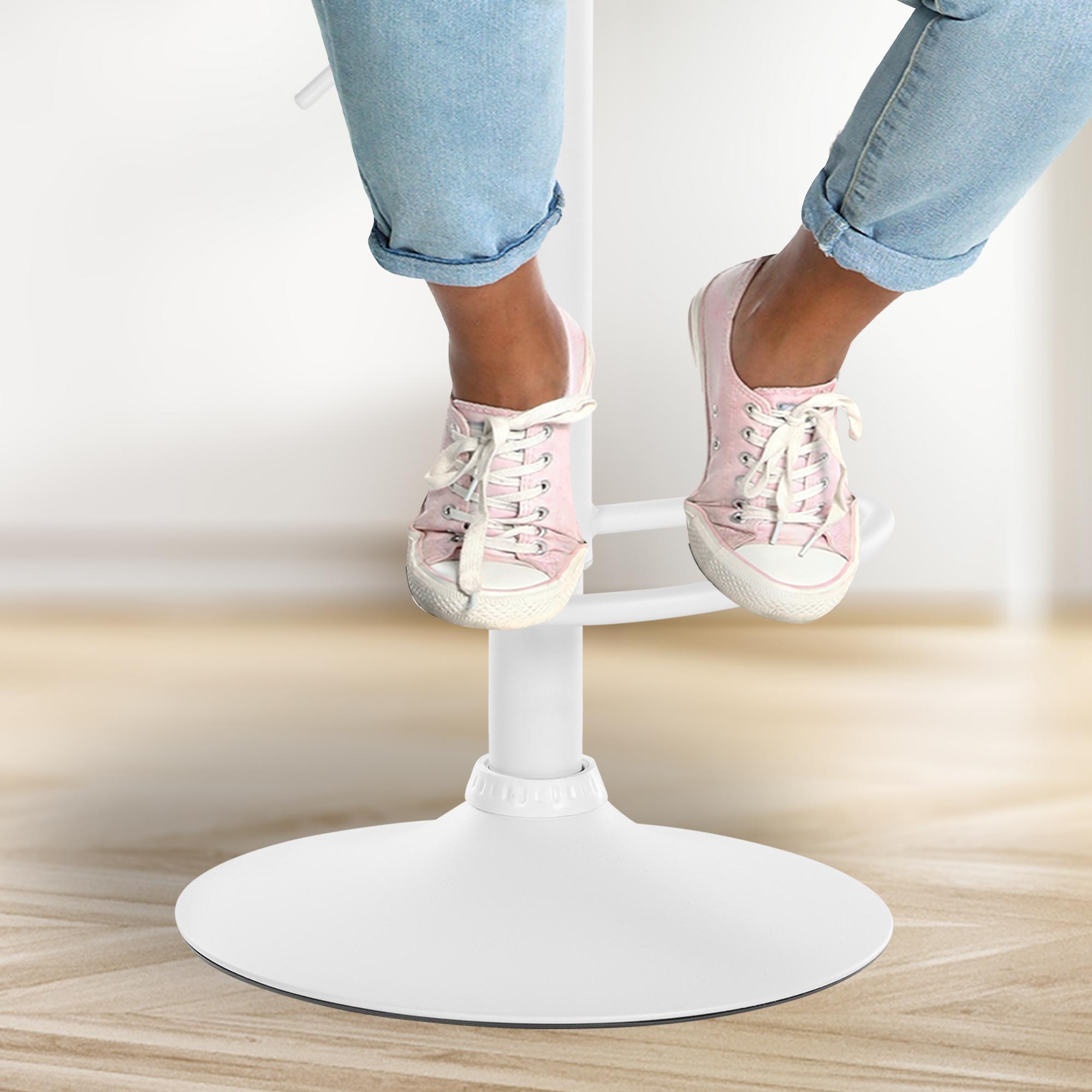 Tabouret de bar Solon blanc