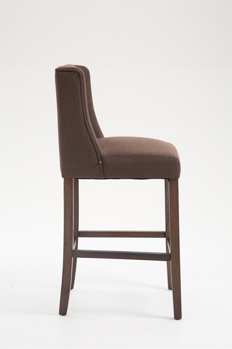 Lot de 2 Tabourets de bar Cassandra Tissu